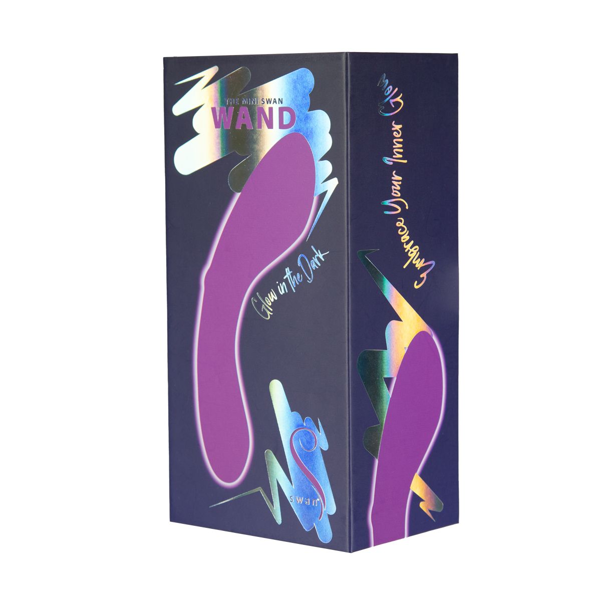 Swan - The Mini Swan Wand Glow In The Dark Purple