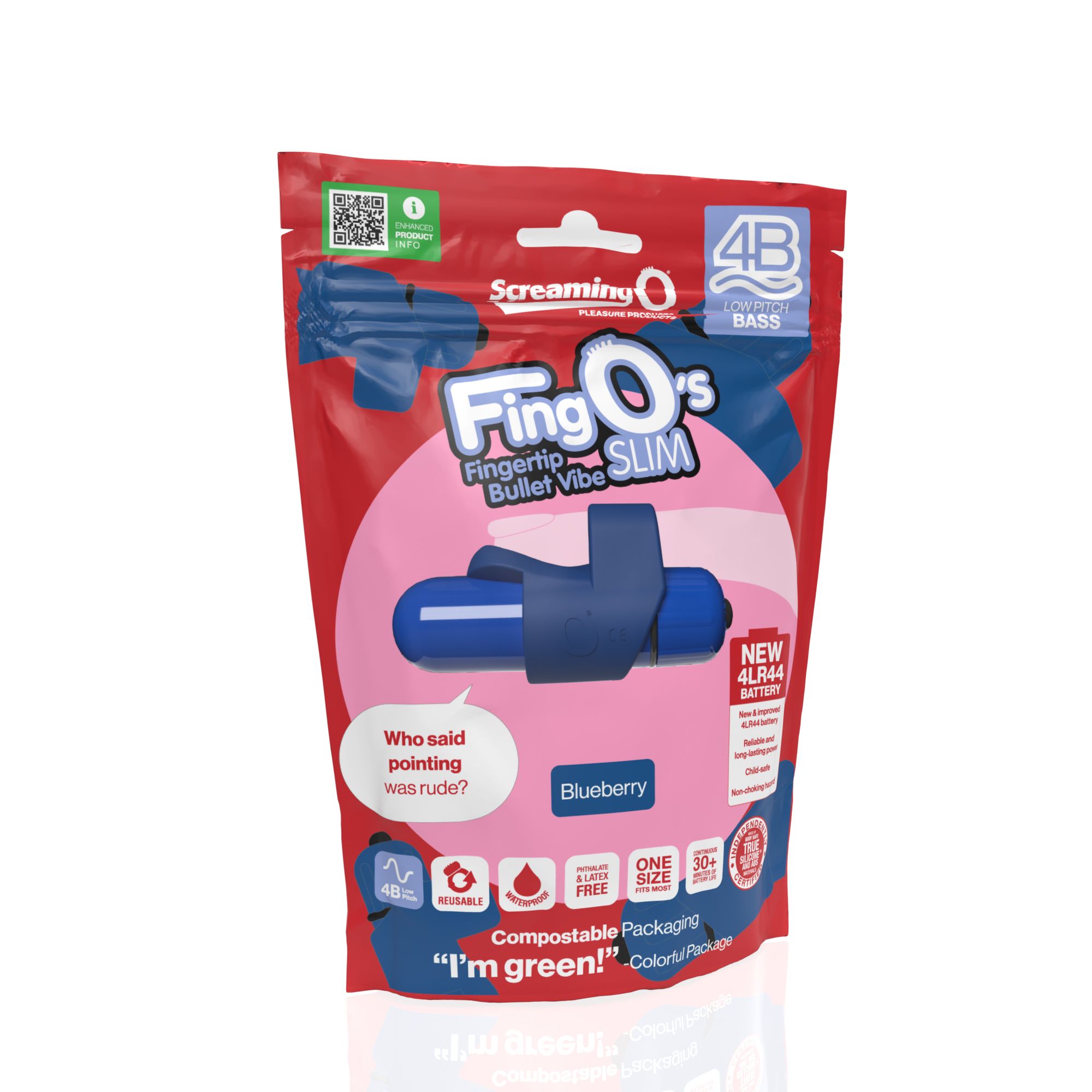 The Screaming O - 4B FingO SlimBlueberry