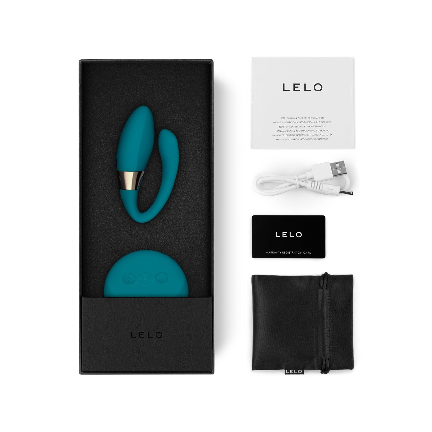 LELO - Tiani Duo Koppel Massager - Blauw