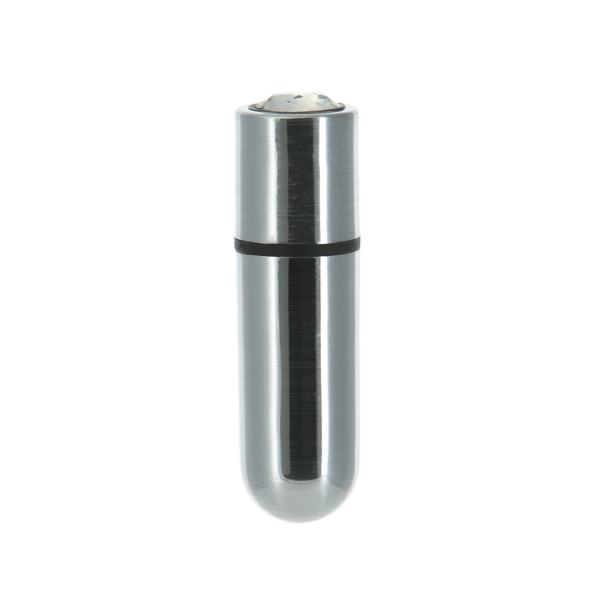 PowerBullet - First Class Mini Bulllet met Kristal 9 Standen Zilver