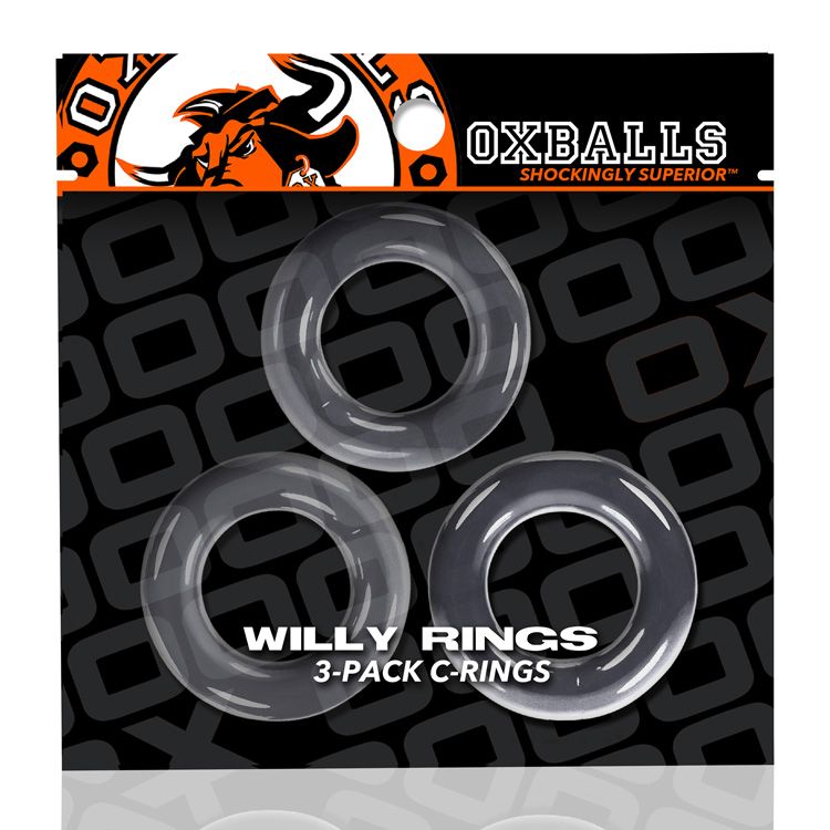 Oxballs - Willy Rings 3-pack Cockrings Transparant
