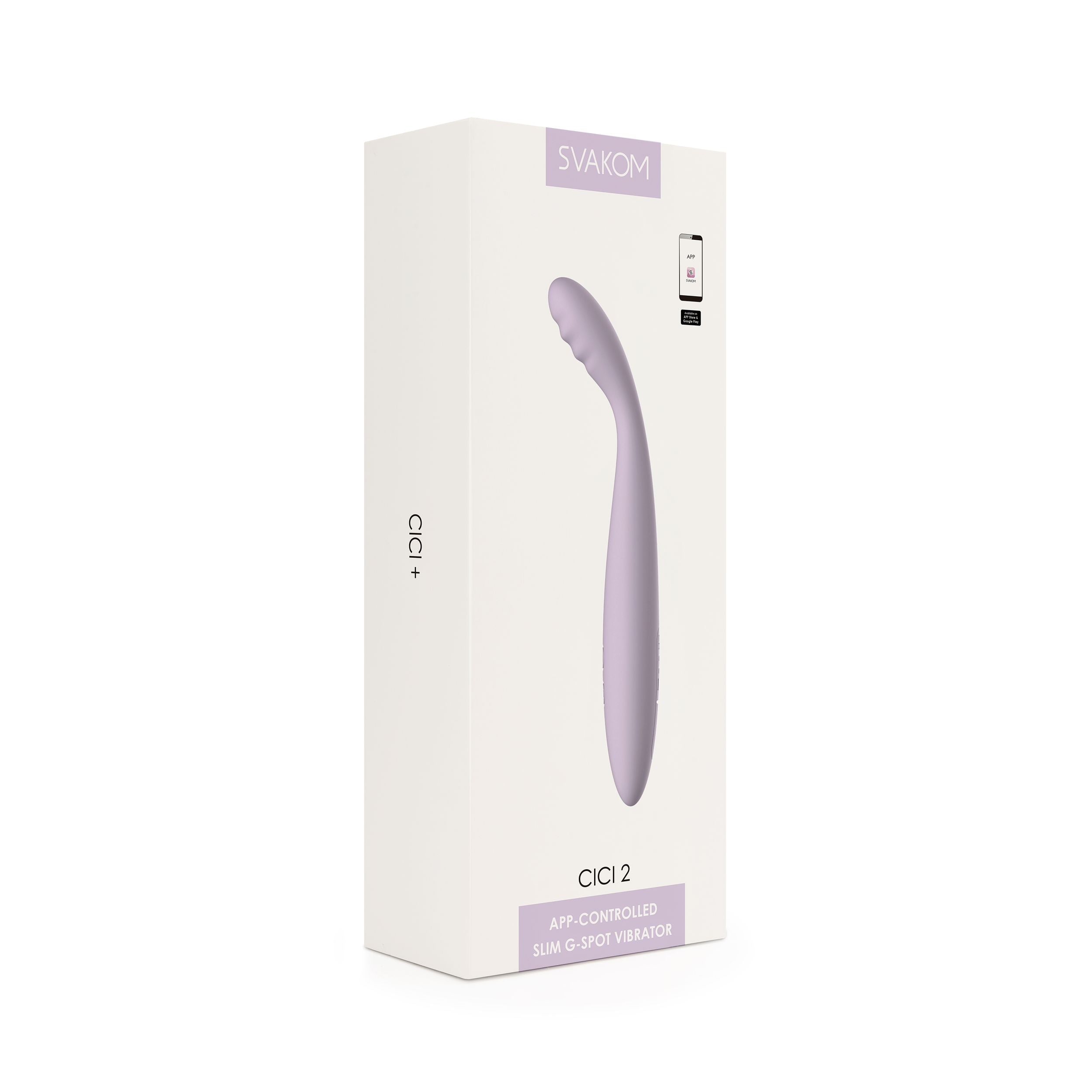 SVAKOM - Cici 2 Flexibele G-spot Vibrator - Lavendel