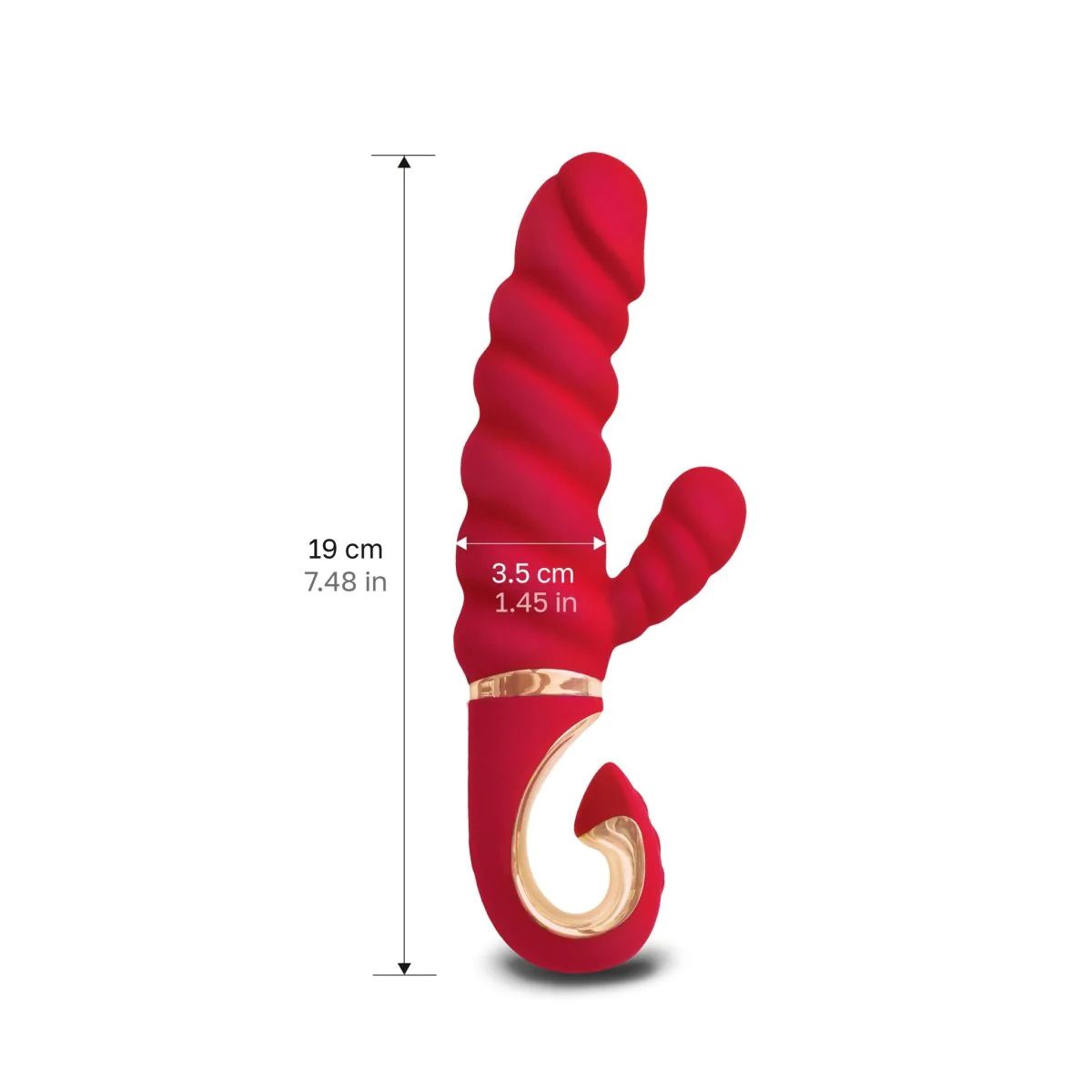 G-Vibe – GCANDY MINI Dual Motor Vibrator – Rood