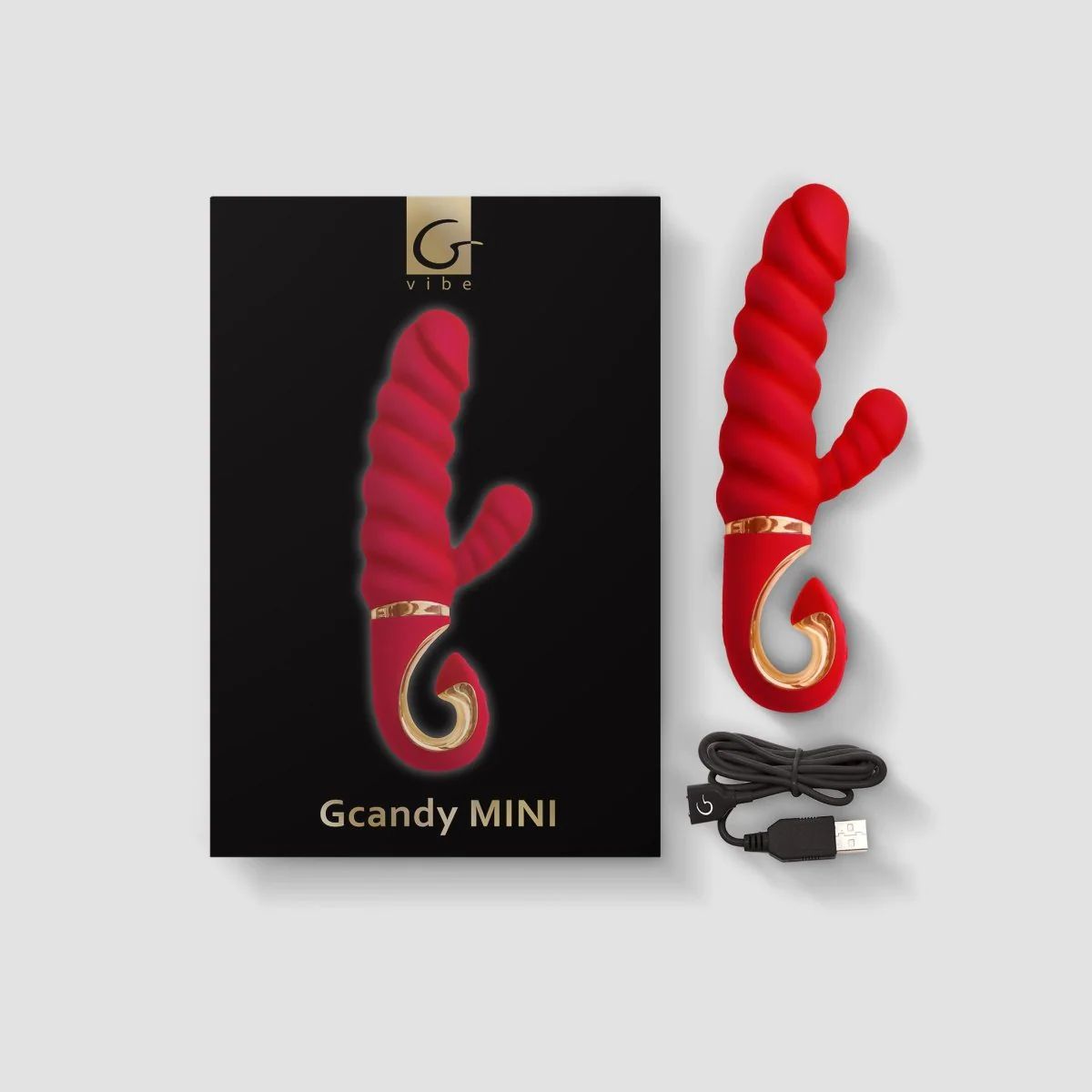G-Vibe – GCANDY MINI Dual Motor Vibrator – Rood