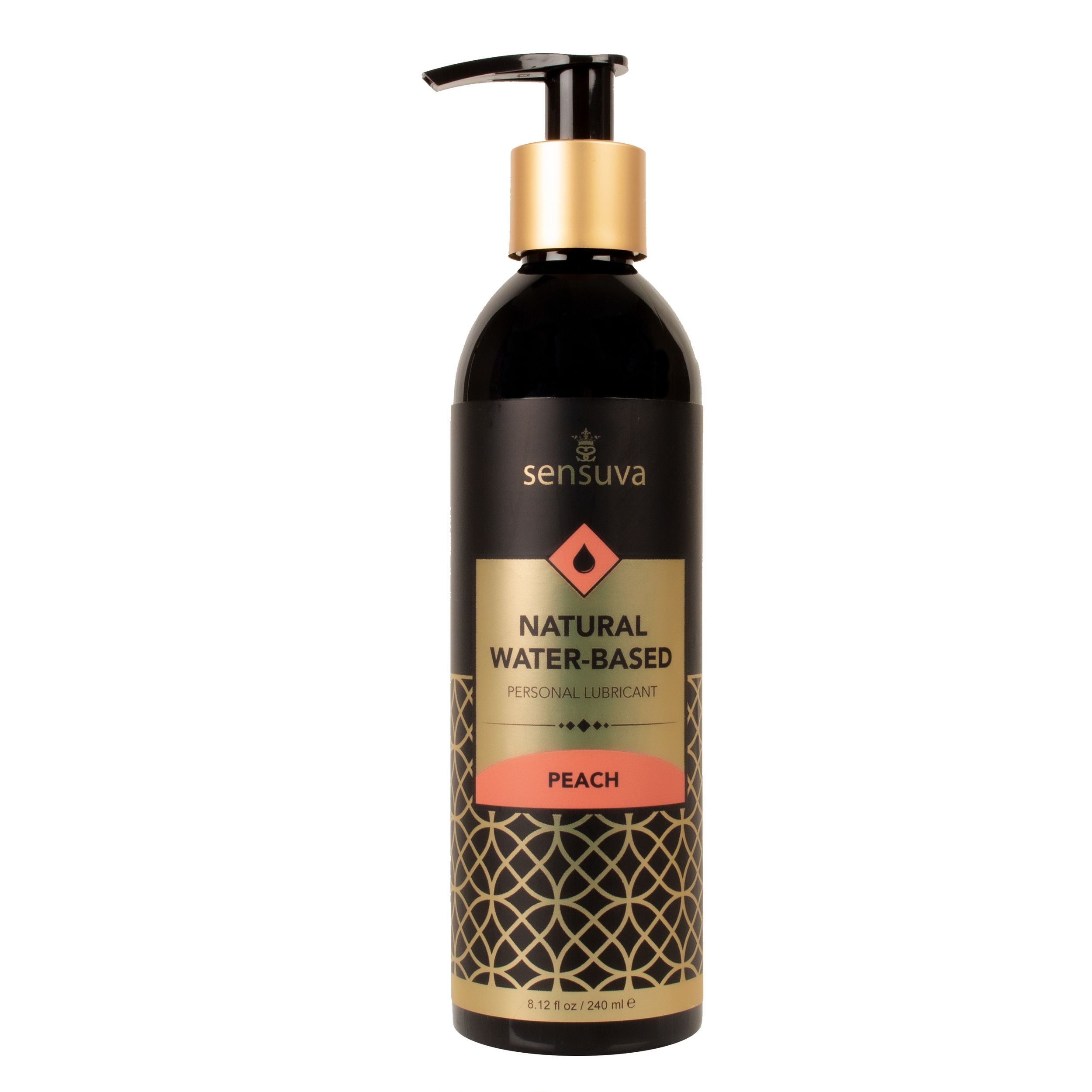 Sensuva - Natural Waterbasis Glijmiddel Perzik 240 ml