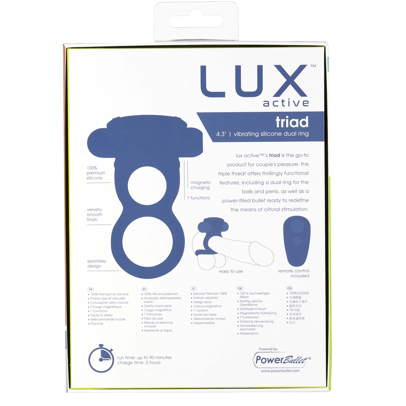 Lux Active - Triad Vibrerende Dual Ring