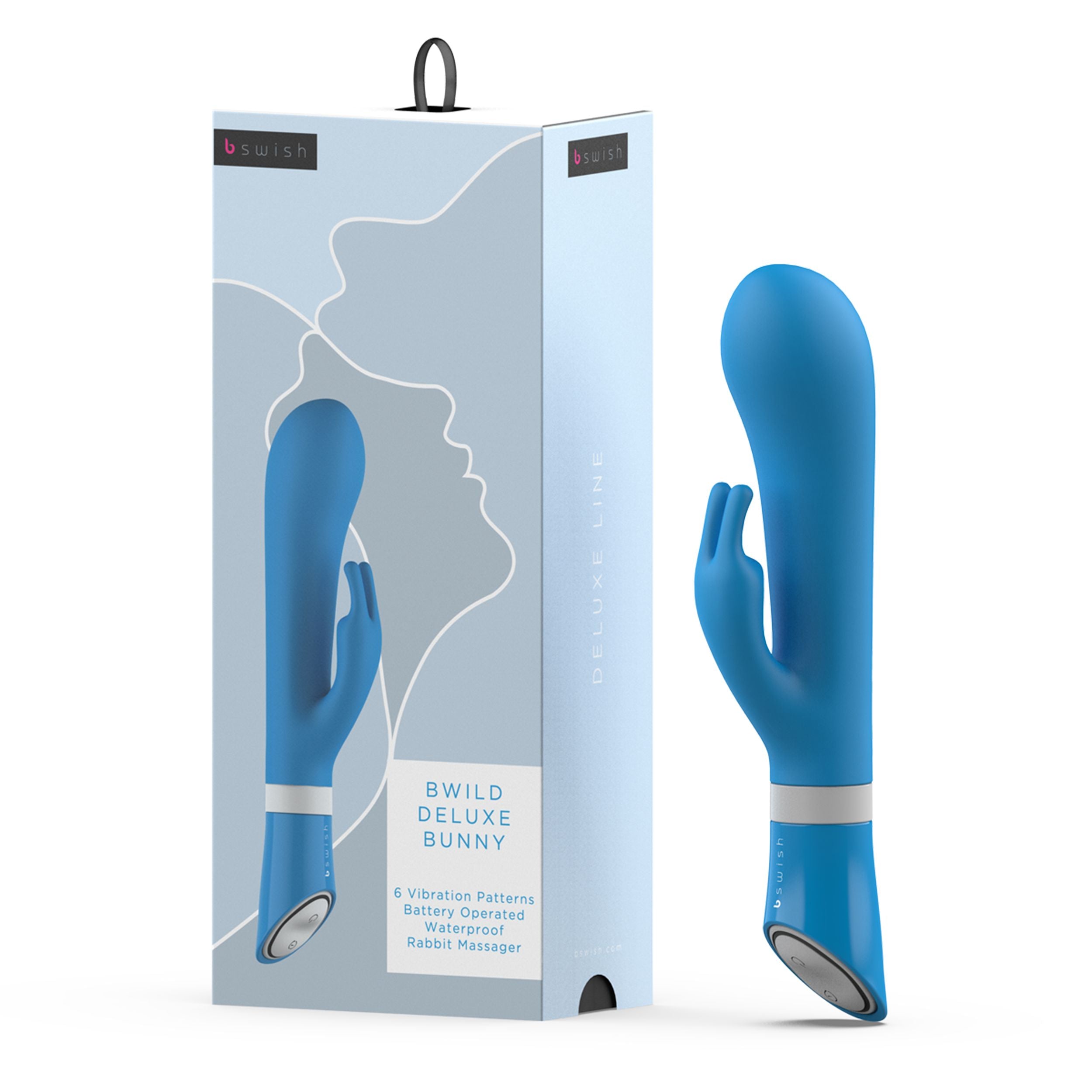 B Swish - bwild Deluxe Bunny Rabbit Vibrator Blauw