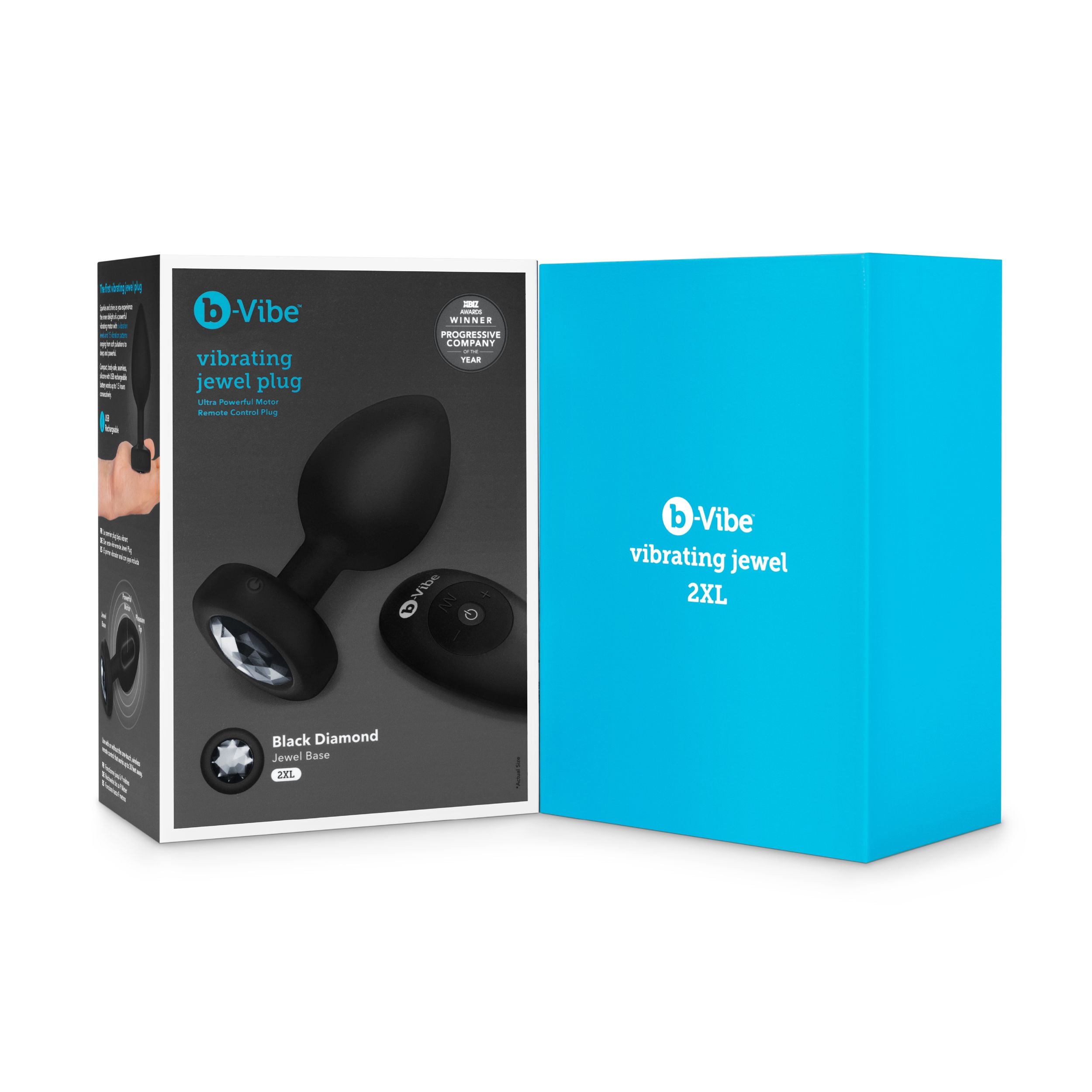 B-Vibe - Vibrerende Juwelen Plug XXL Black