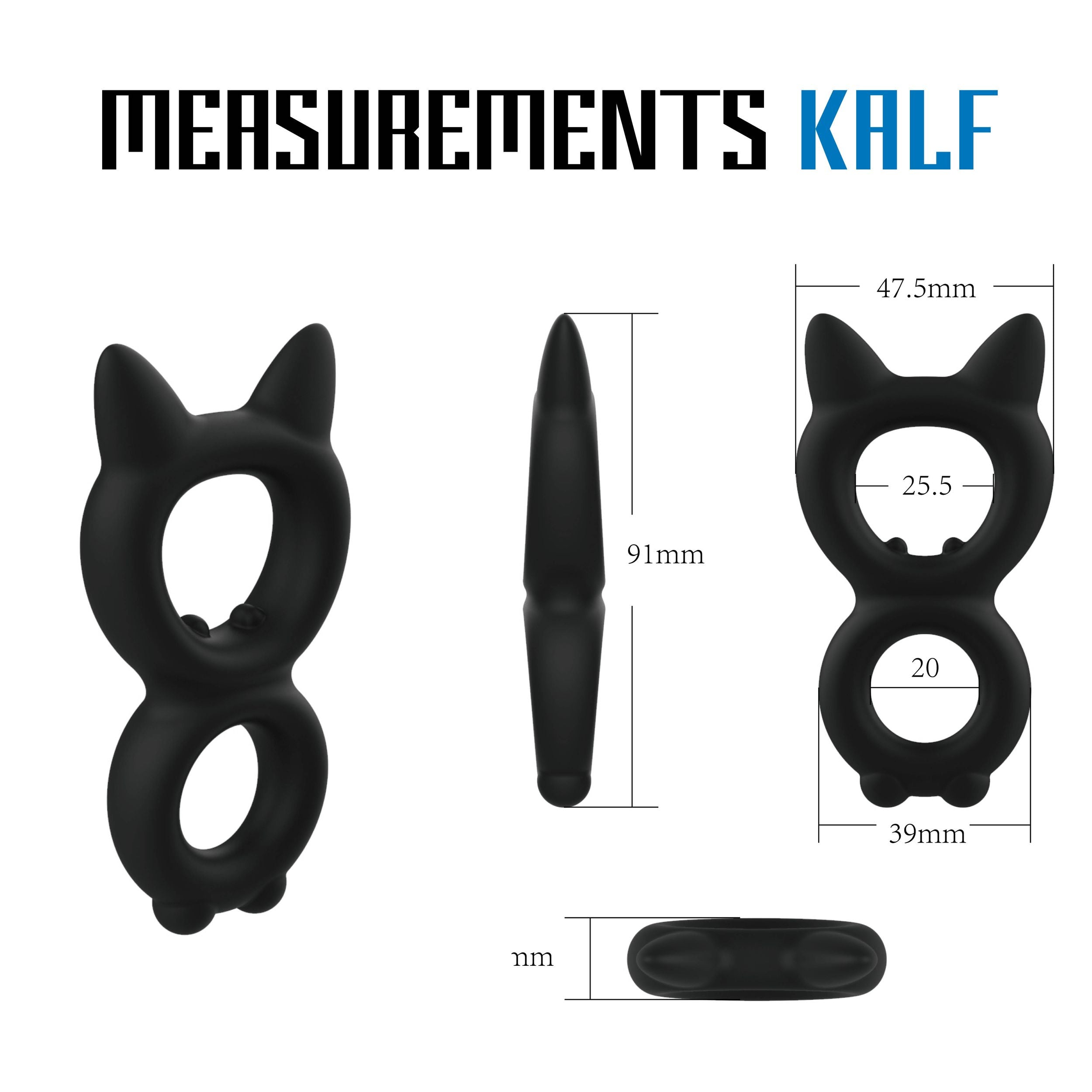 Velv'Or - Rooster Kalf Cat Shaped Cock Ring Design