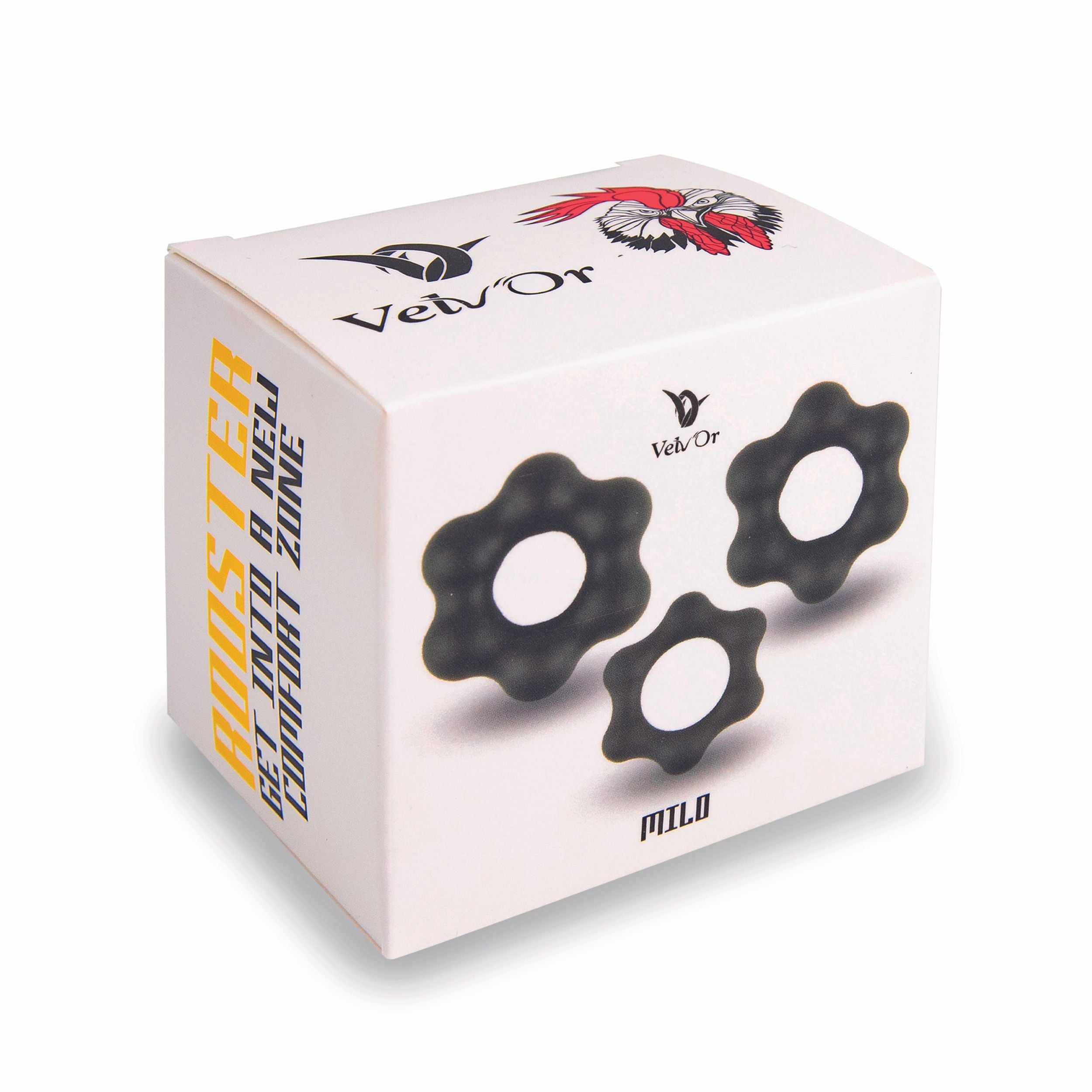 Velv'Or - Rooster Milo Pack Set of Robust Cock Rings