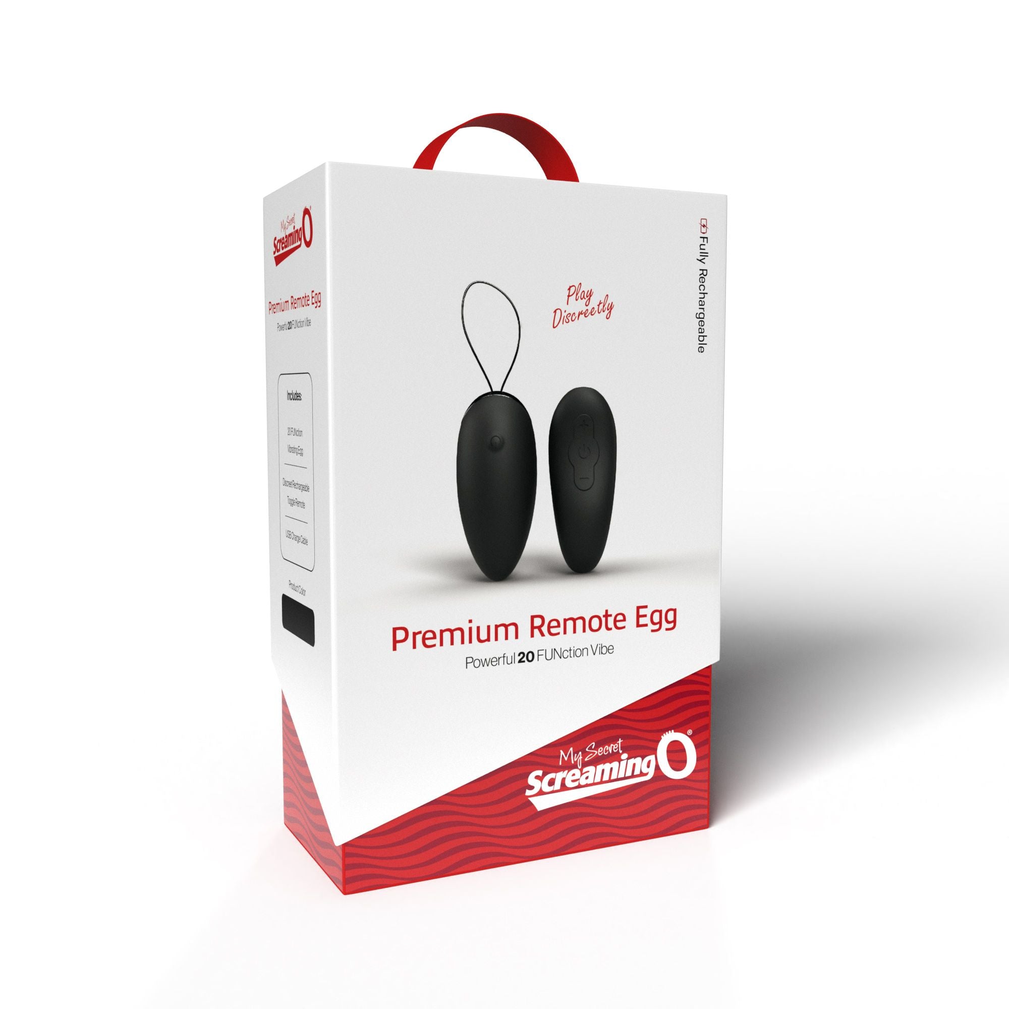The Screaming O - Premium Remote Egg Zwart