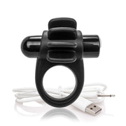 The Screaming O - Charged Skooch Ring Zwart