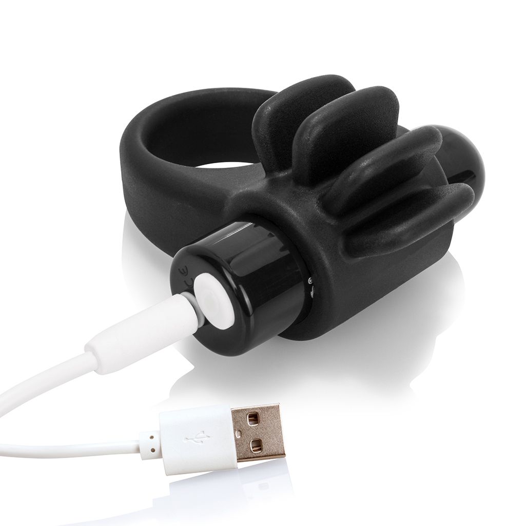 The Screaming O - Charged Skooch Ring Zwart