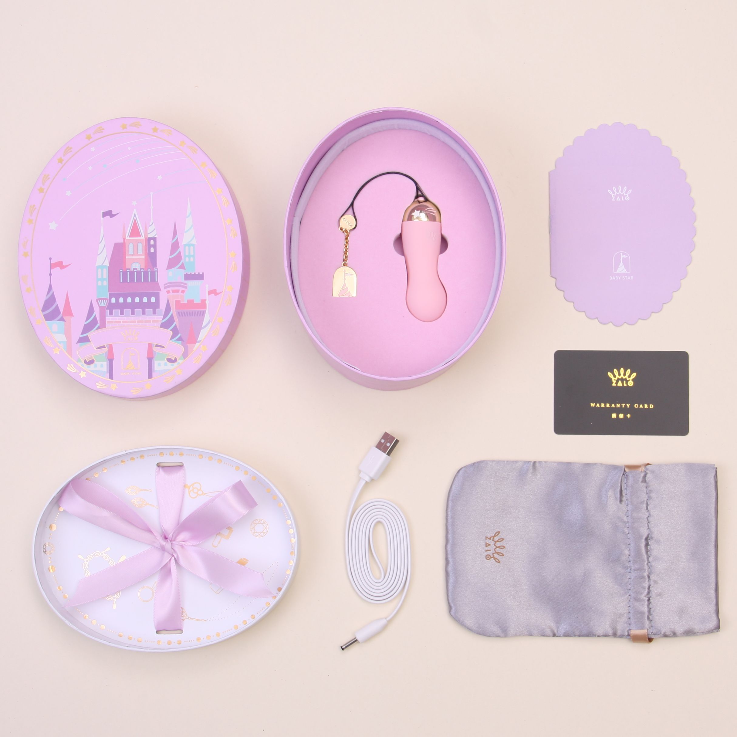 Zalo - Baby Star Bullet Vibrator Roze