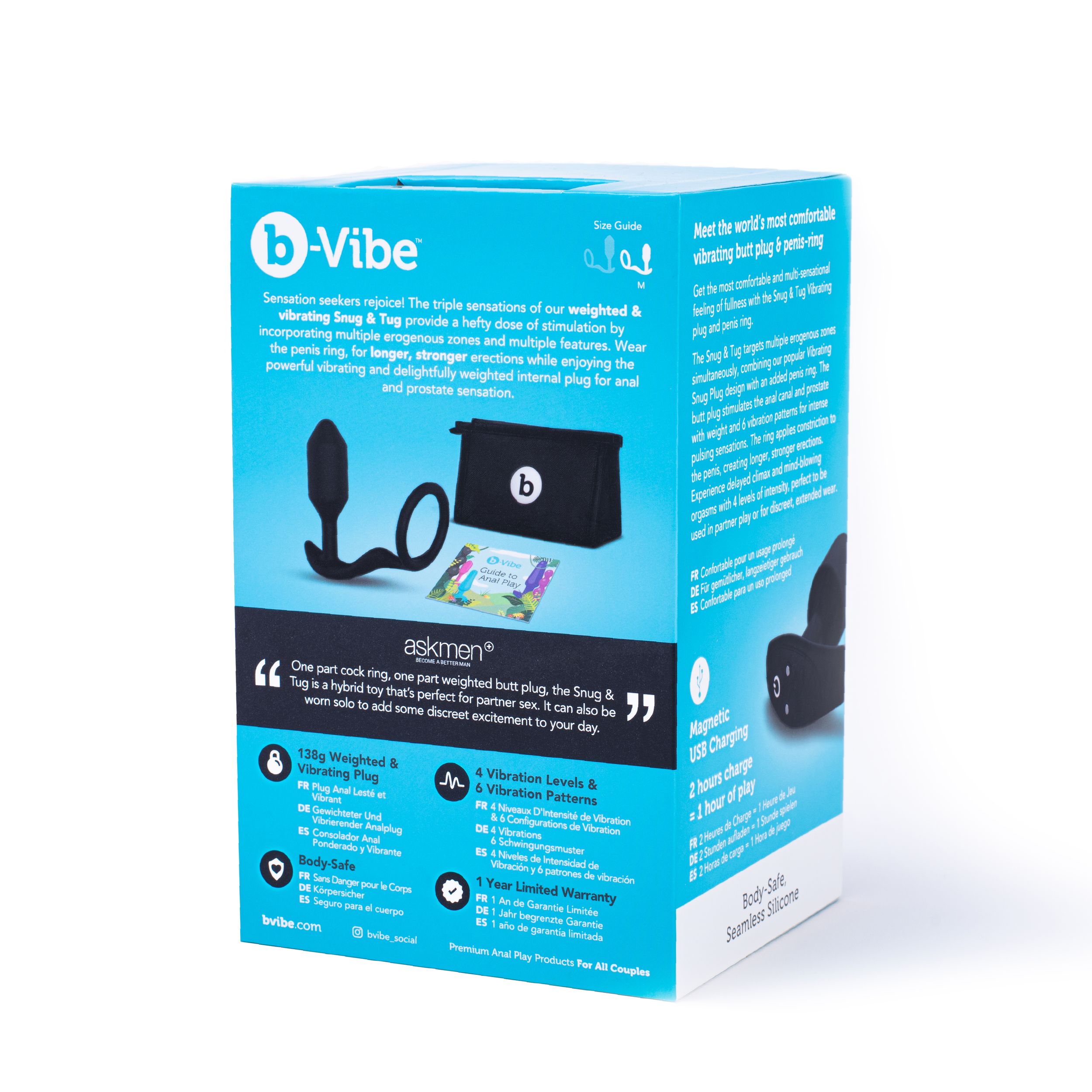 B-Vibe - Vibrerende Snug & Tug M