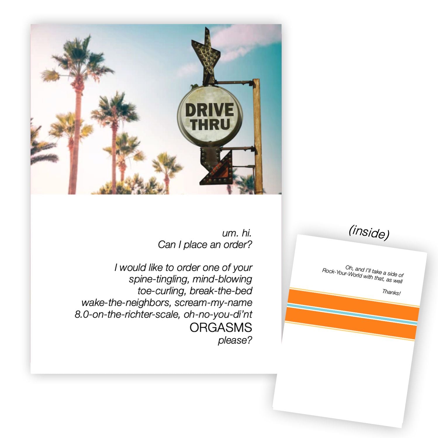 Warm Human - I'd Like To Order An Orgasm