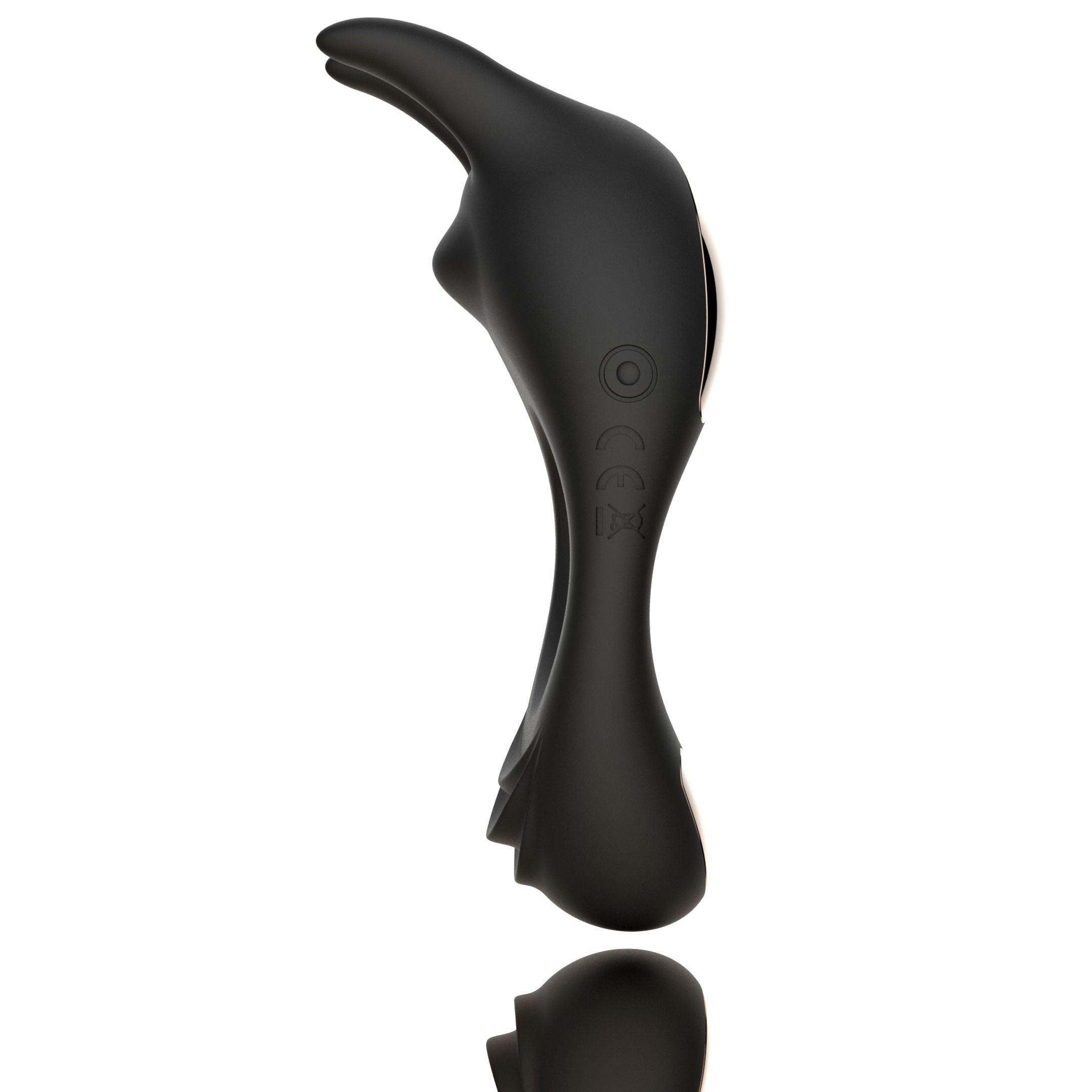 FeelzToys - Zeus Dual Vibe Penisring Zwart