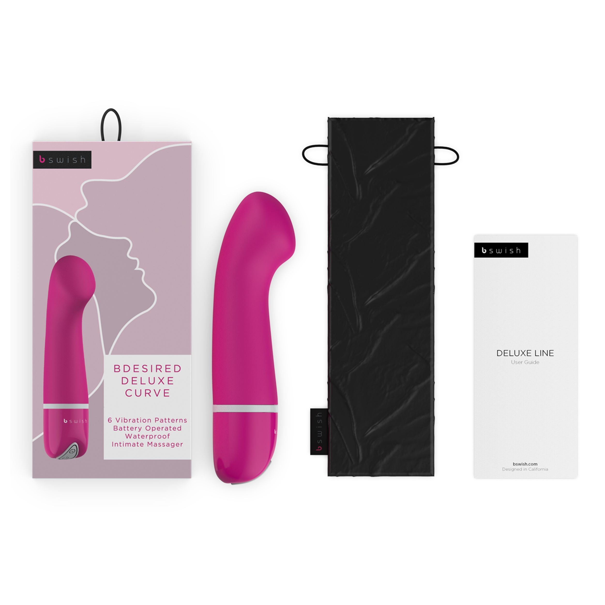 B Swish - bdesired Deluxe Curve Vibrator Roze