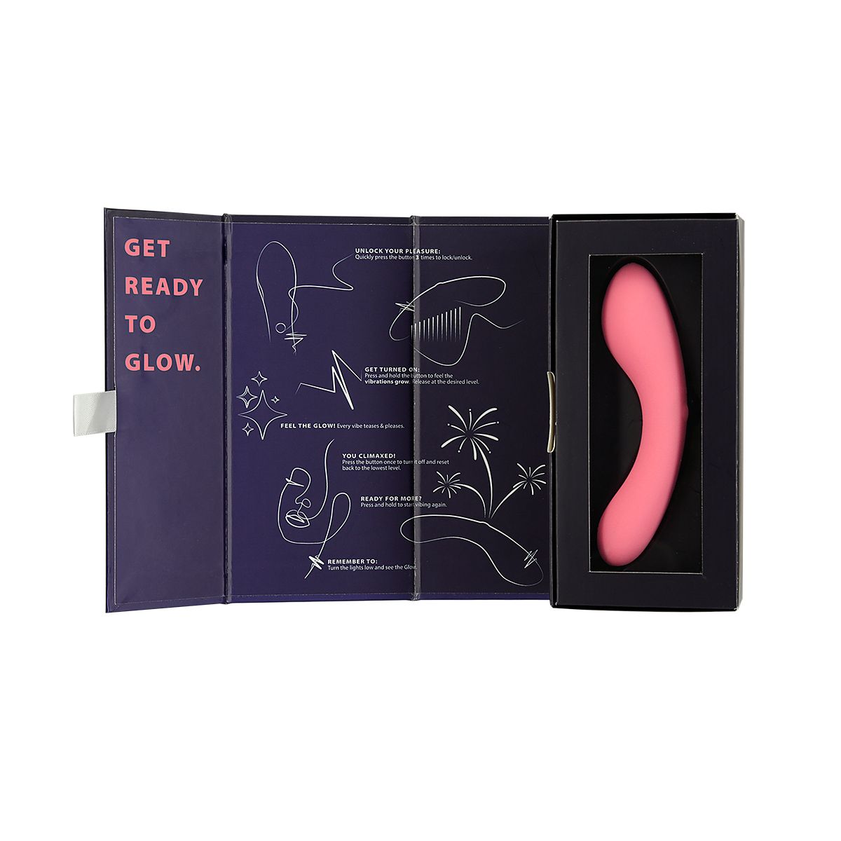 Swan - The Mini Swan Wand Glow In The Dark Pink