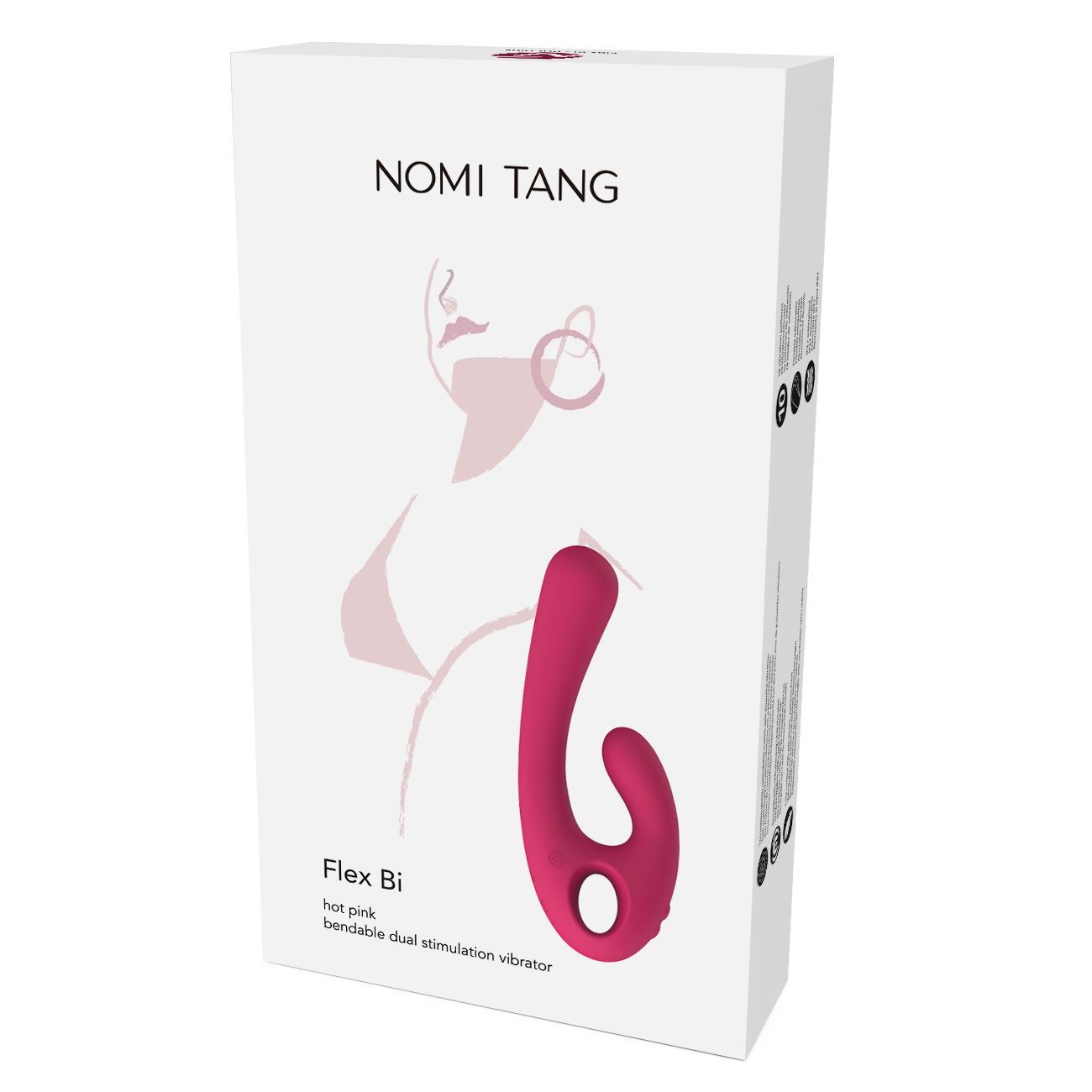 Nomi Tang - Flex Bi Bendable Dual Stimulation Vibrator Roze