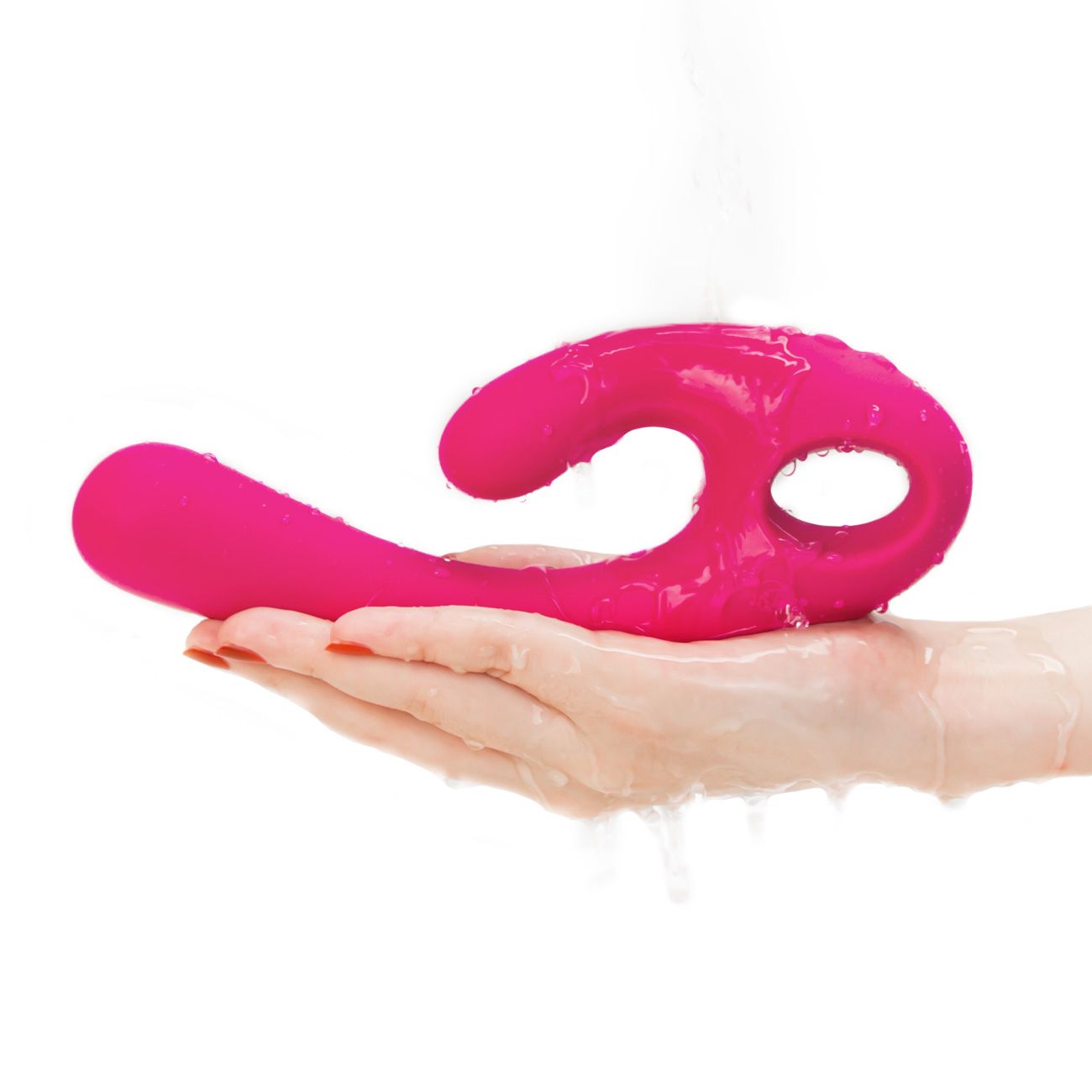 Nomi Tang - Flex Bi Bendable Dual Stimulation Vibrator Roze