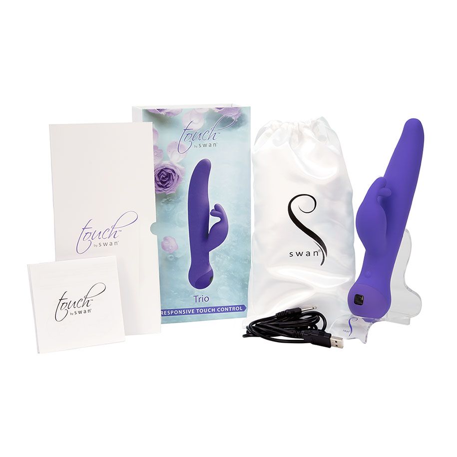 Swan - Trio Rabbit Vibrator Paars