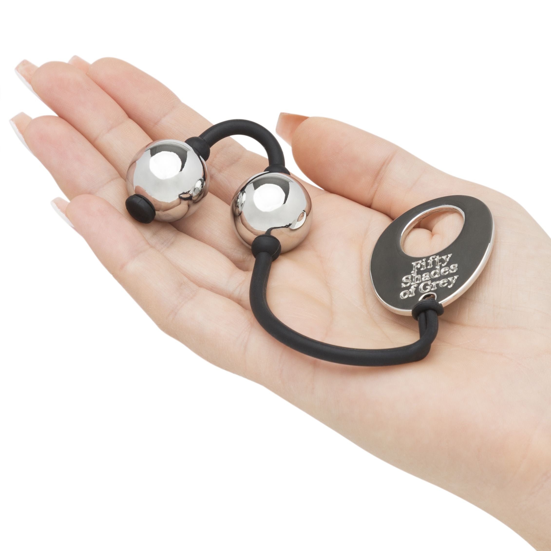 Fifty Shades of Grey – INNER GODDESS Mini Kegelballen – 85g Zilver