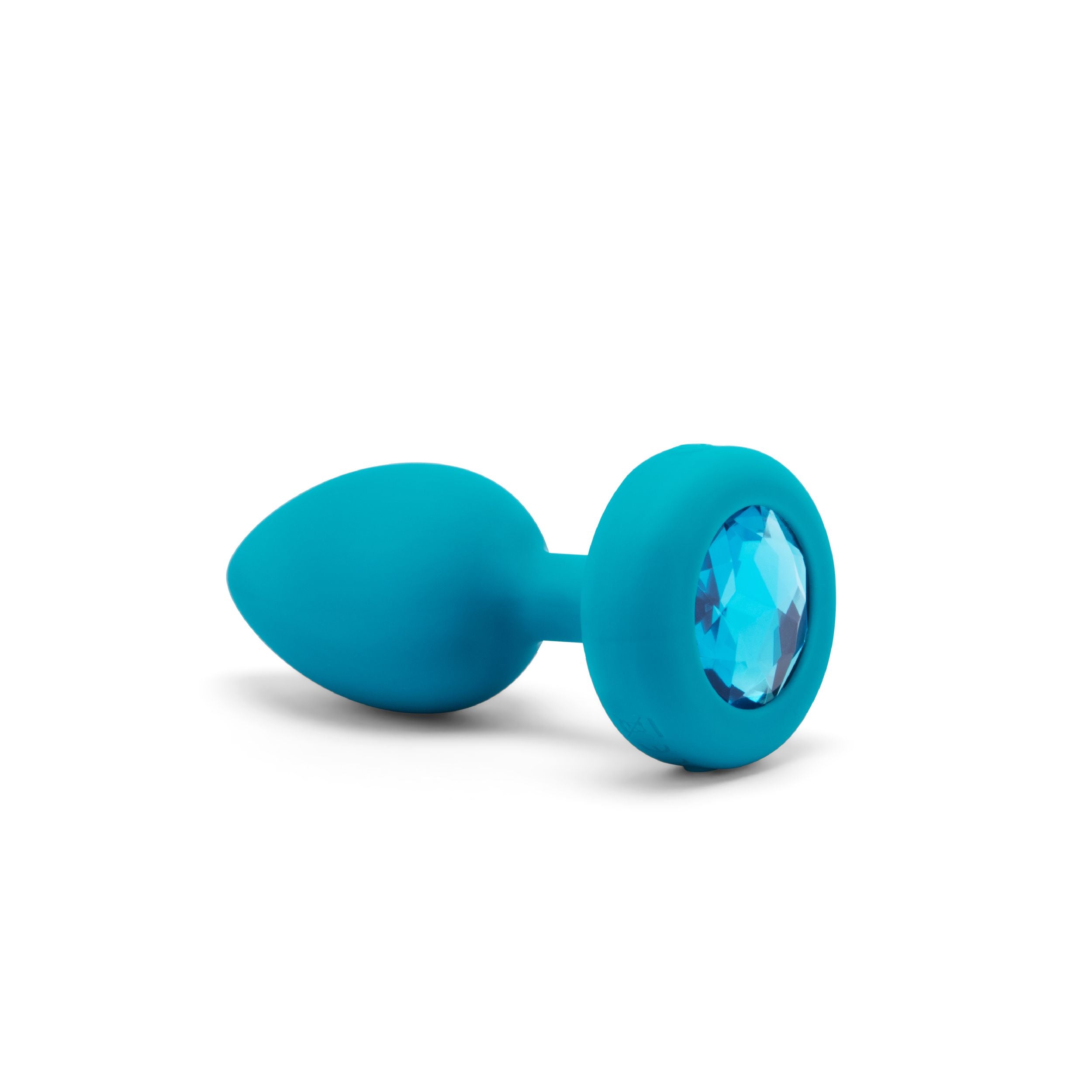 B-Vibe - Vibrerende Juwelen Plug S/M Blauw