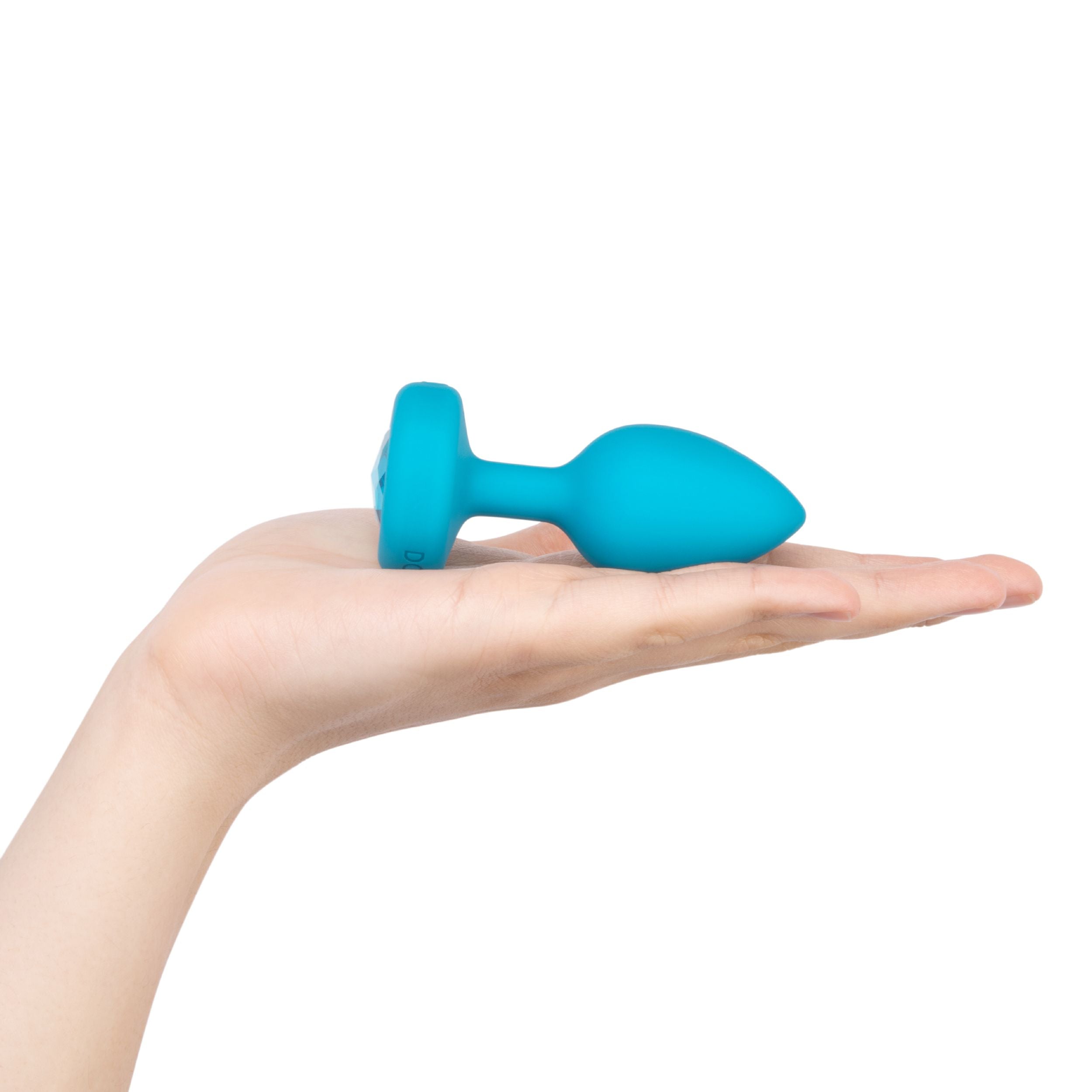 B-Vibe - Vibrerende Juwelen Plug S/M Blauw