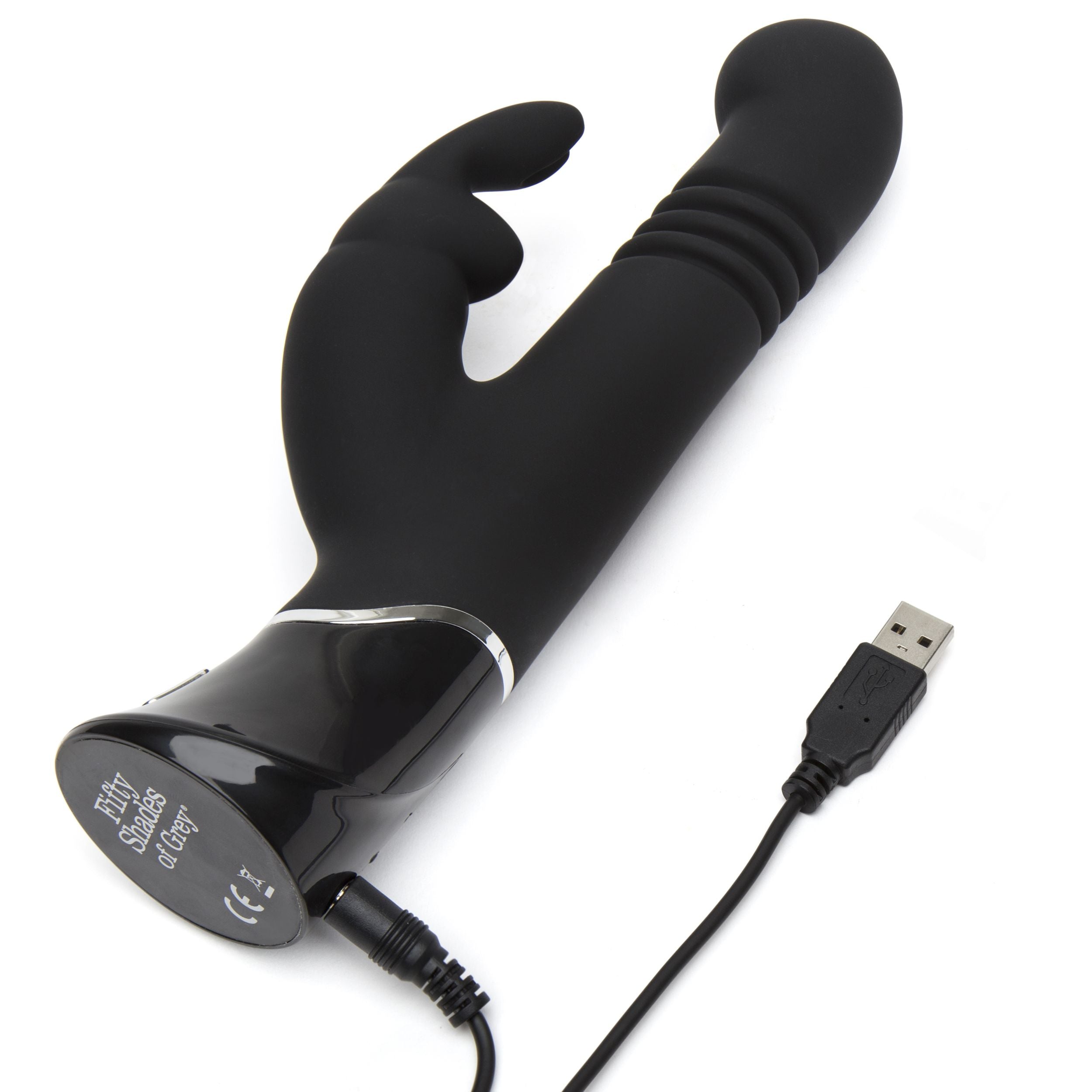 Fifty Shades of Grey – GREEDY GIRL Thrusting G-Spot Vibrator – Zwart
