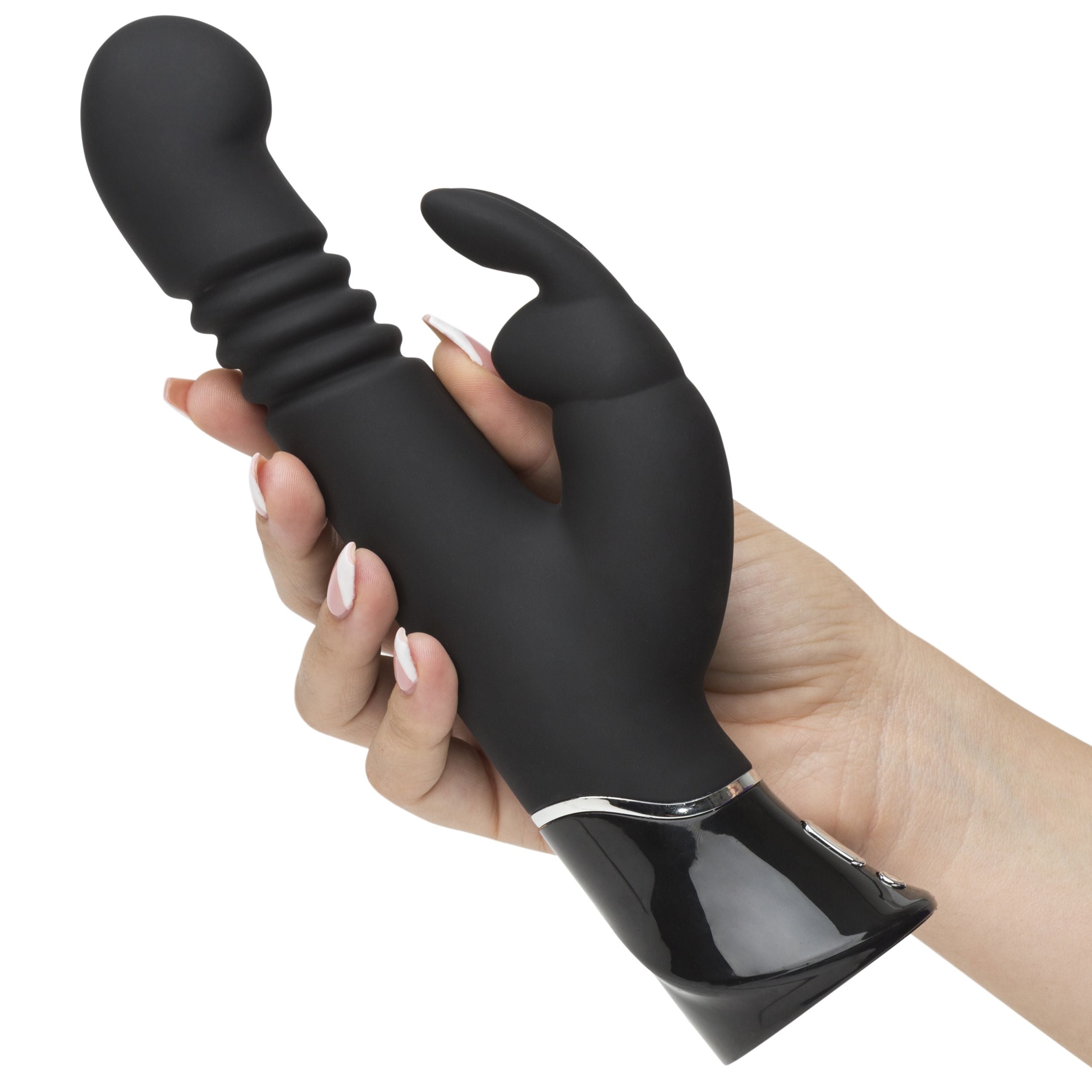 Fifty Shades of Grey – GREEDY GIRL Thrusting G-Spot Vibrator – Zwart