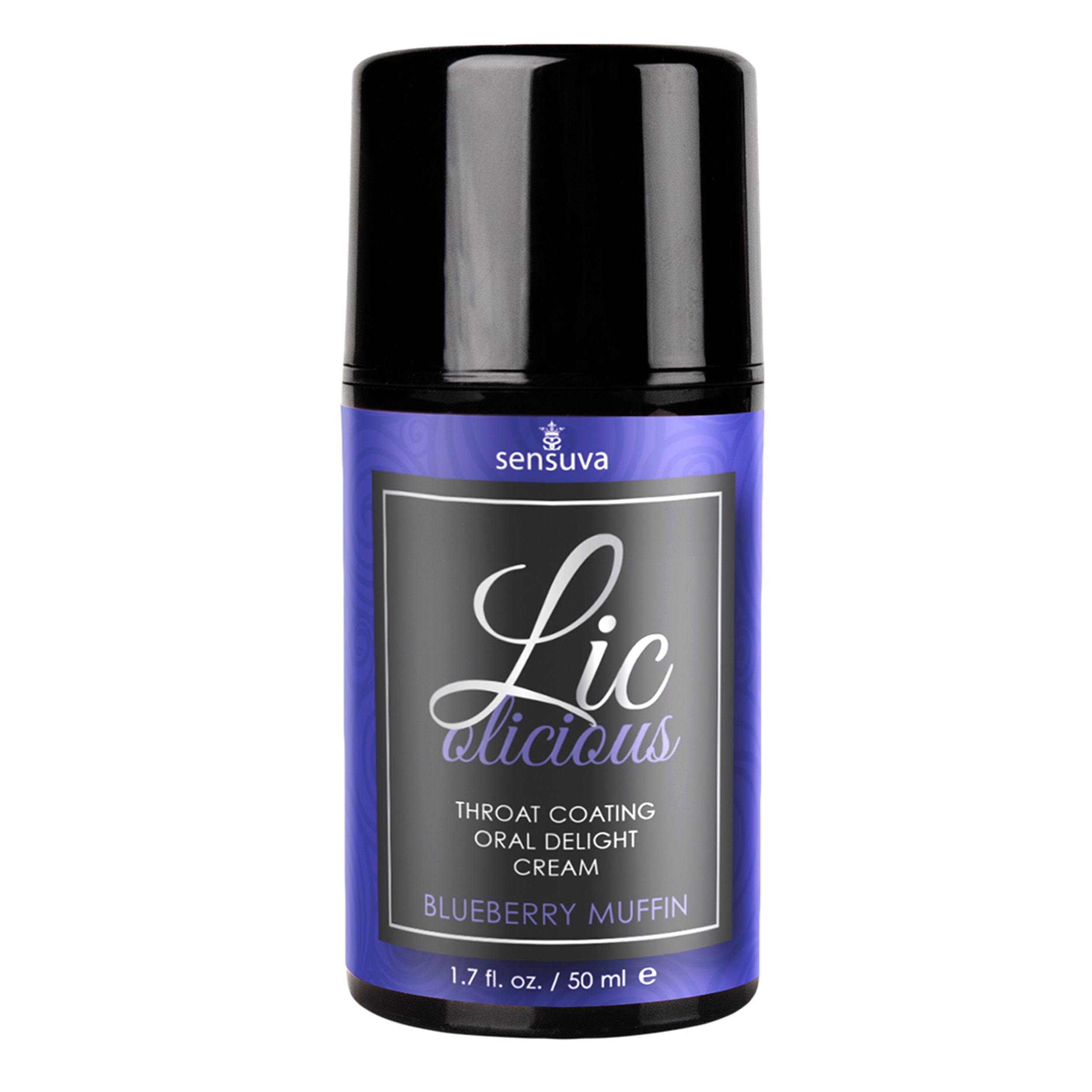 Sensuva – Lic-o-licious Oral Cream – Blueberry Muffin