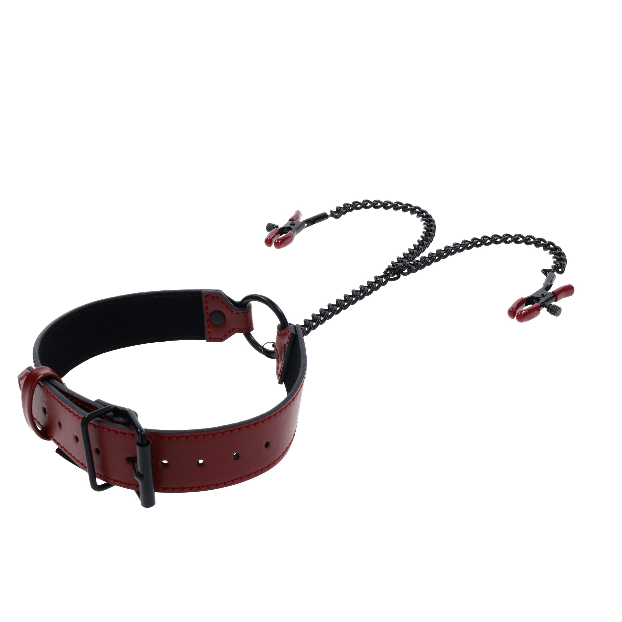 Sportsheets - Saffron Collar with Nipple Clamps