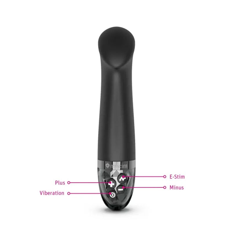 Mystim - Right On Ron eStim Vibrator Zwart
