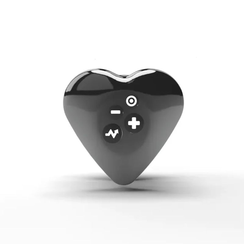 Mystim - Hearts Desire eStim Lay-On Vibrator Zwart
