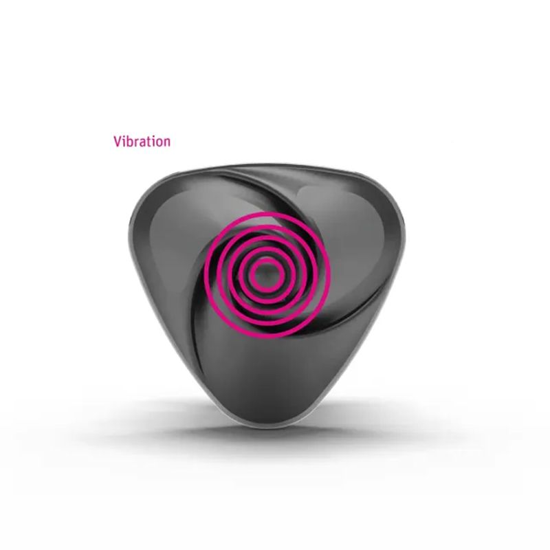 Mystim - Hearts Desire eStim Lay-On Vibrator Zwart
