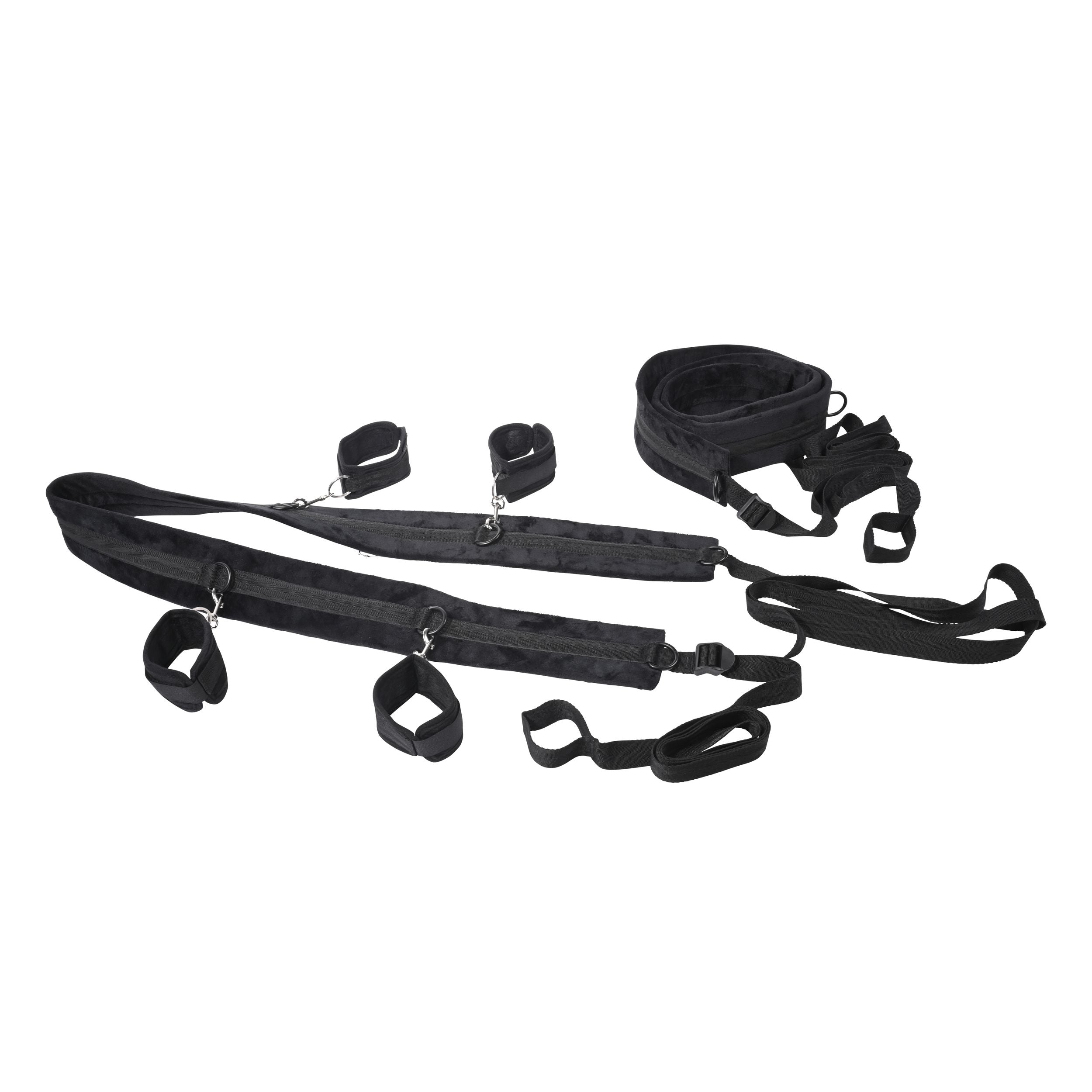 SPORTSHEETS – No Matter Where Bondage Restraint System – Zwart