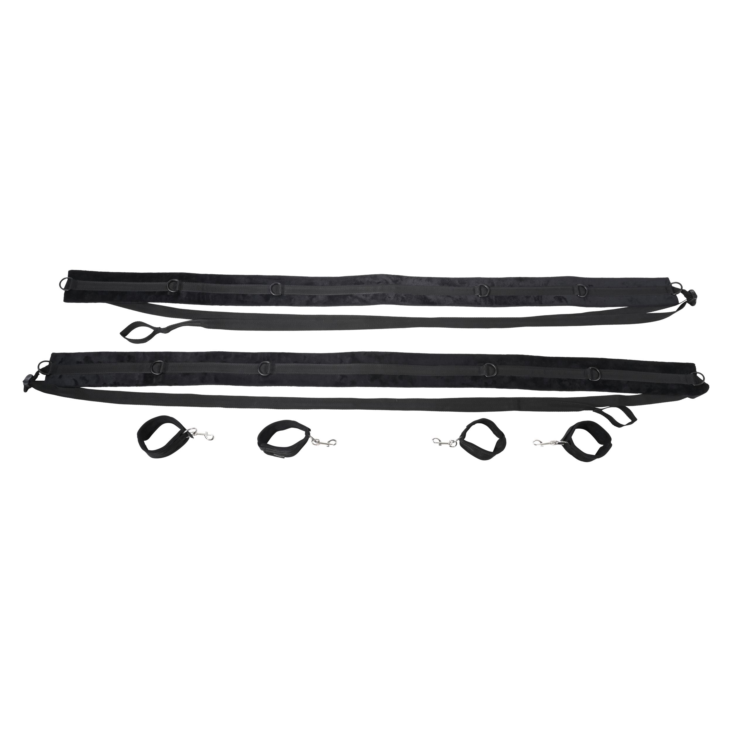 SPORTSHEETS – No Matter Where Bondage Restraint System – Zwart