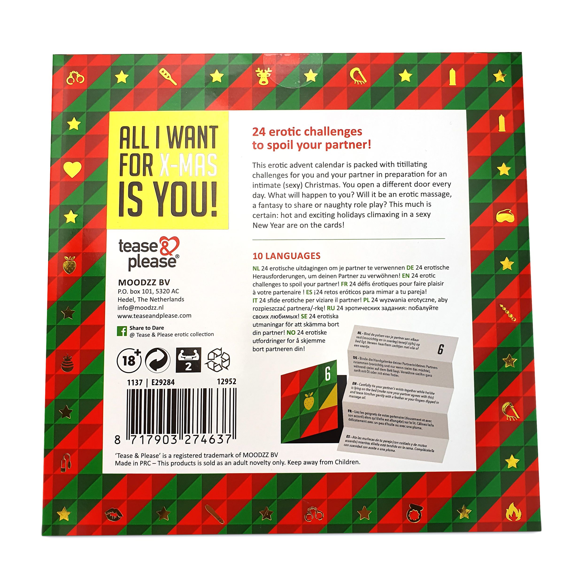 Erotische Advent Kalender – 24 Uitdagingen