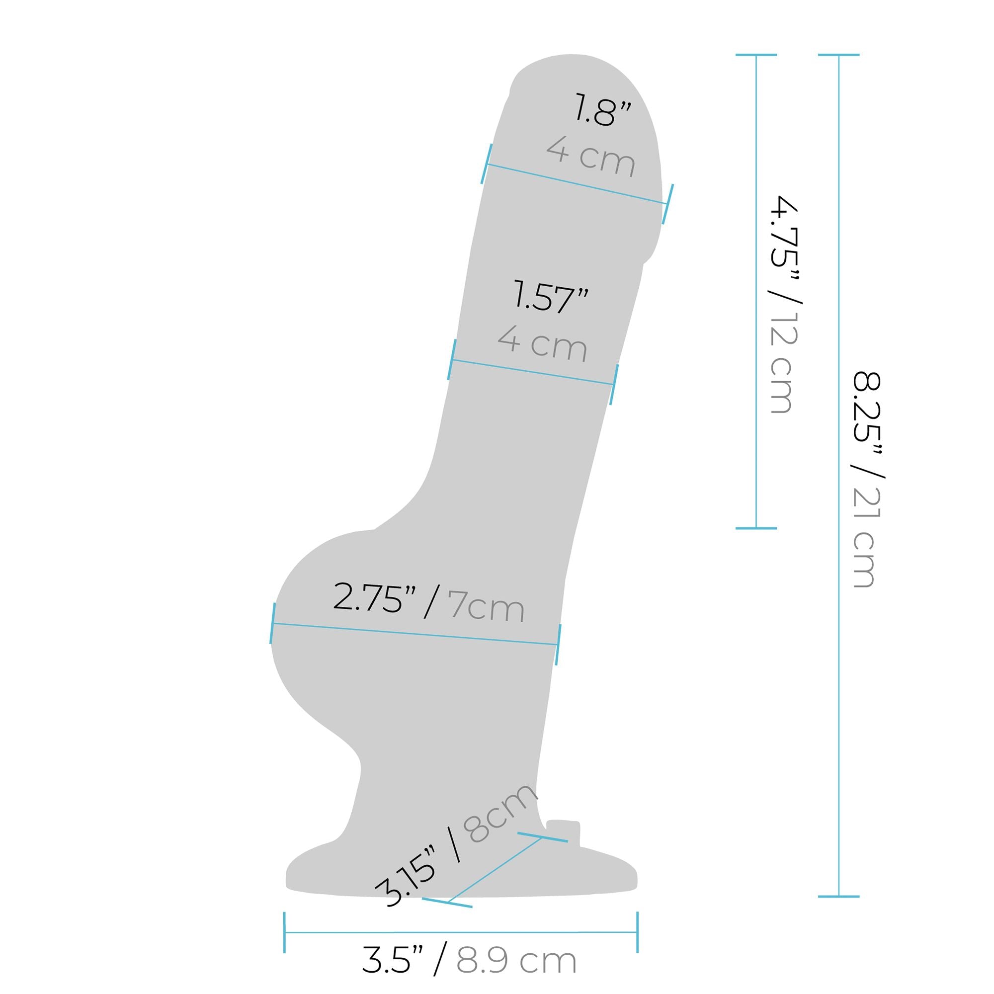 Pegasus - 8? Remote Control Realistic Silicone Dildo with Balls and Harness