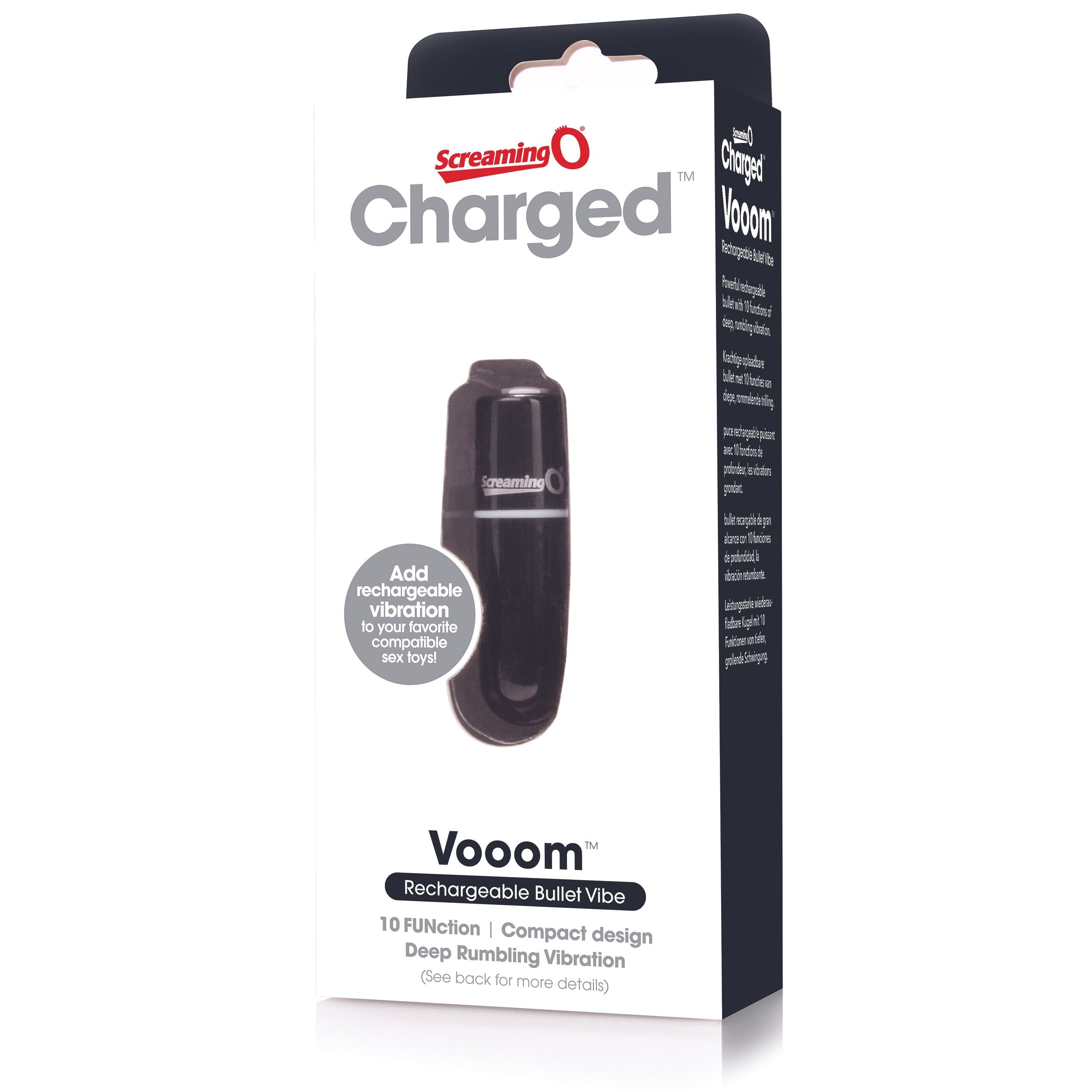 The Screaming O - Charged Vooom Bullet Vibe Zwart