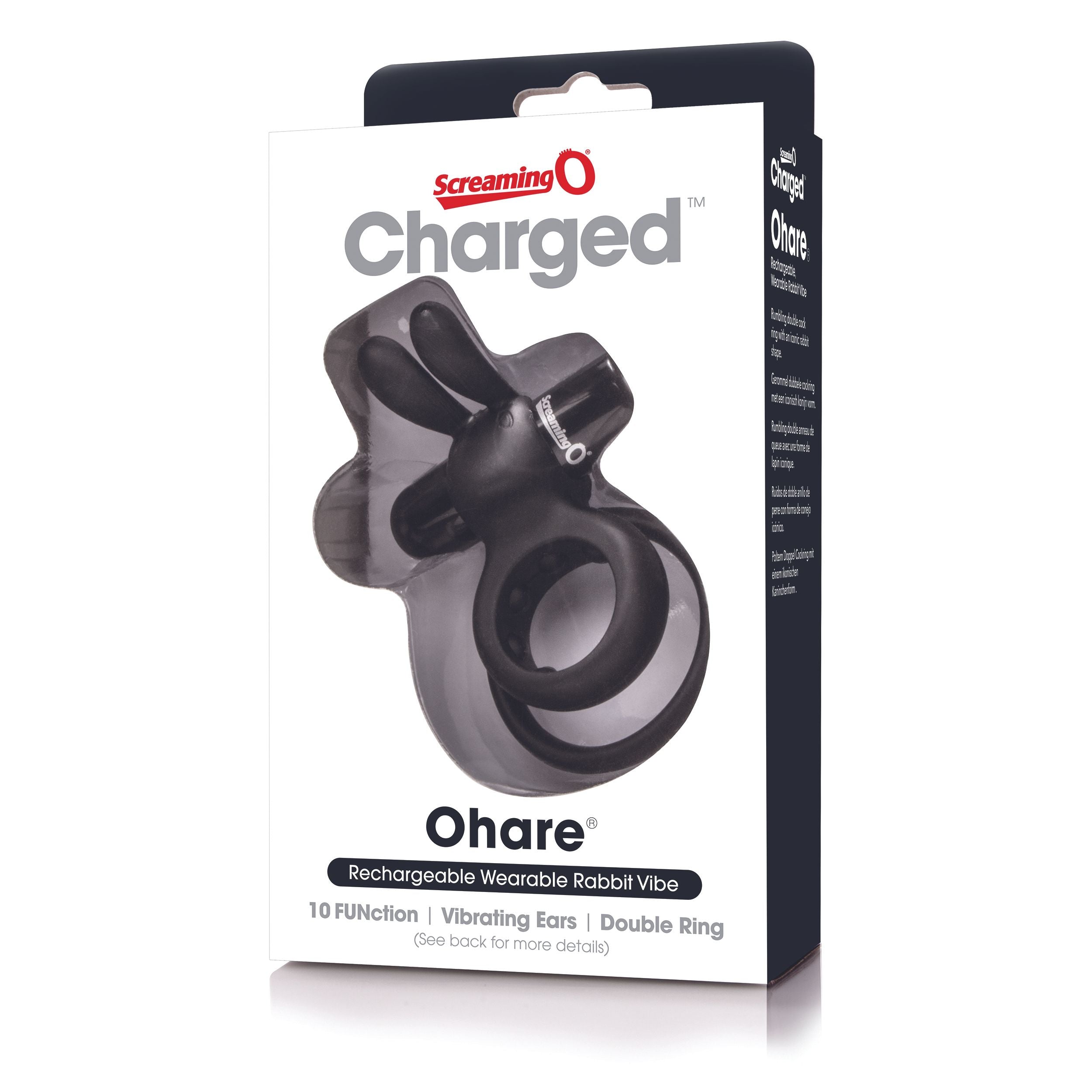 The Screaming O - Charged Ohare Rabbit Vibe Zwart