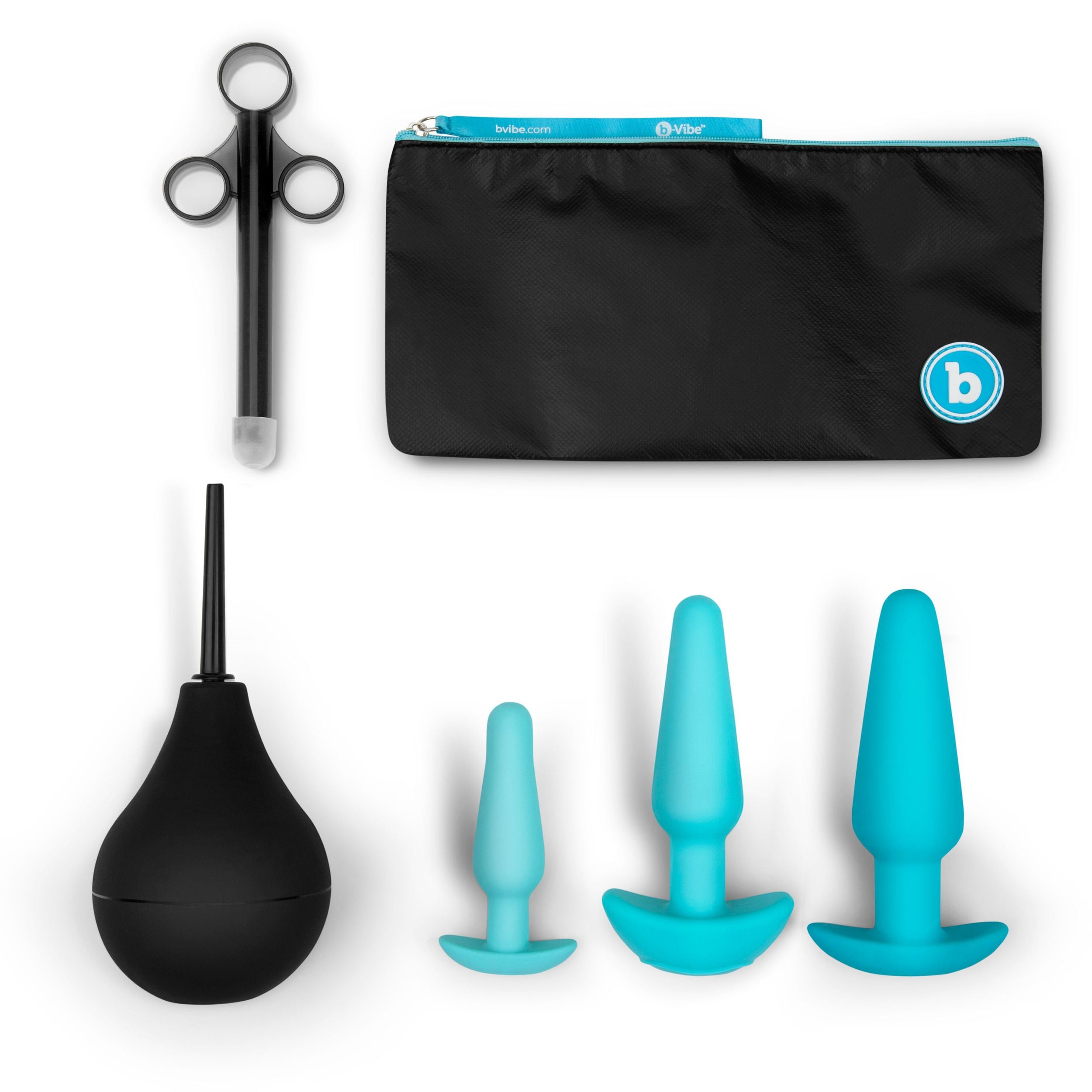 B-Vibe - Anaal Training & Educatie Set Blauw