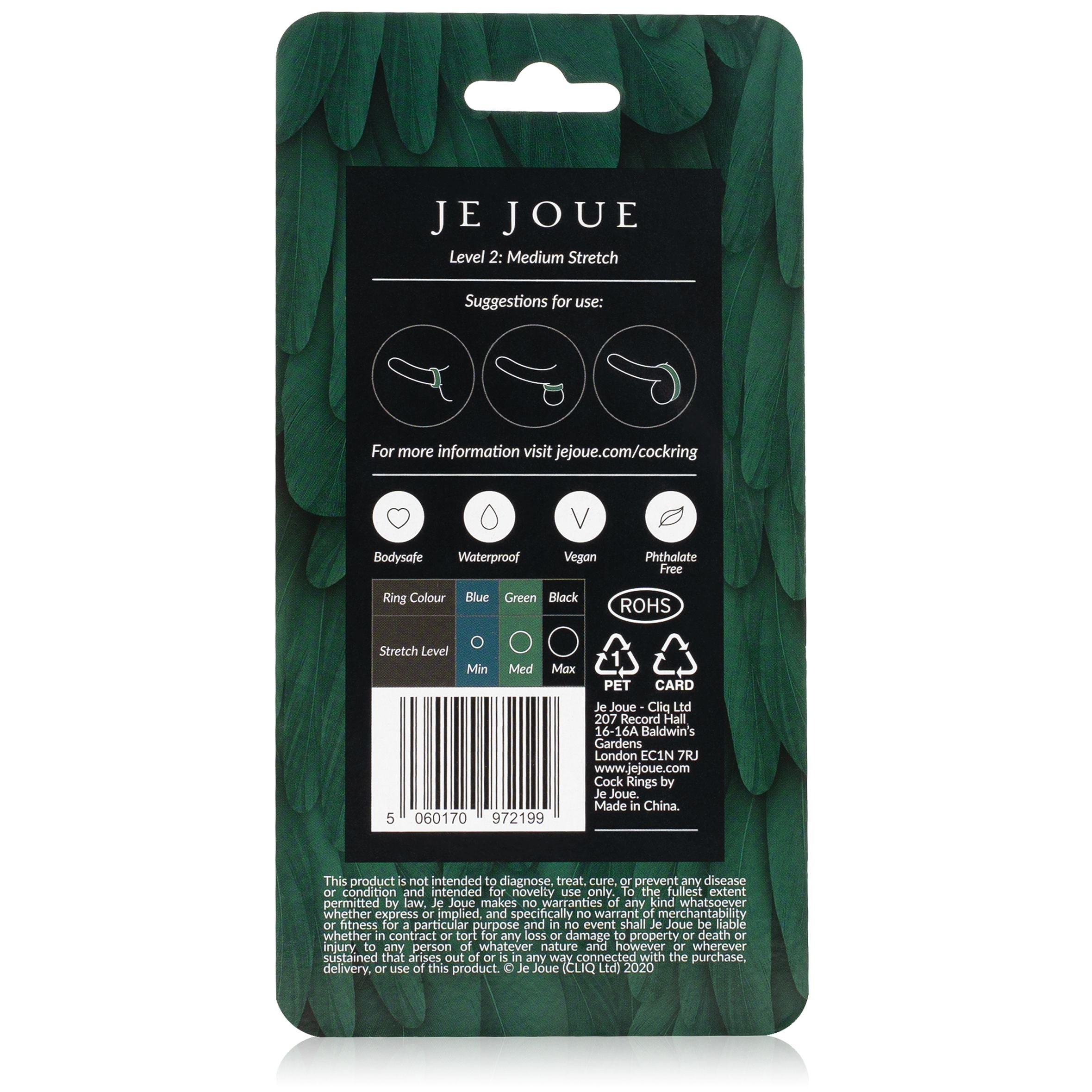 Je Joue - Silicone C-Ring Medium Stretch Groen
