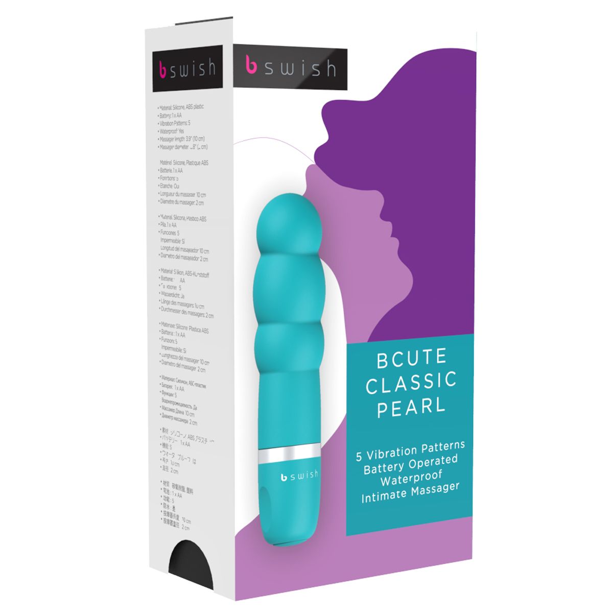 B Swish – BCUTE CLASSIC Vibrator Pearl – Turquoise