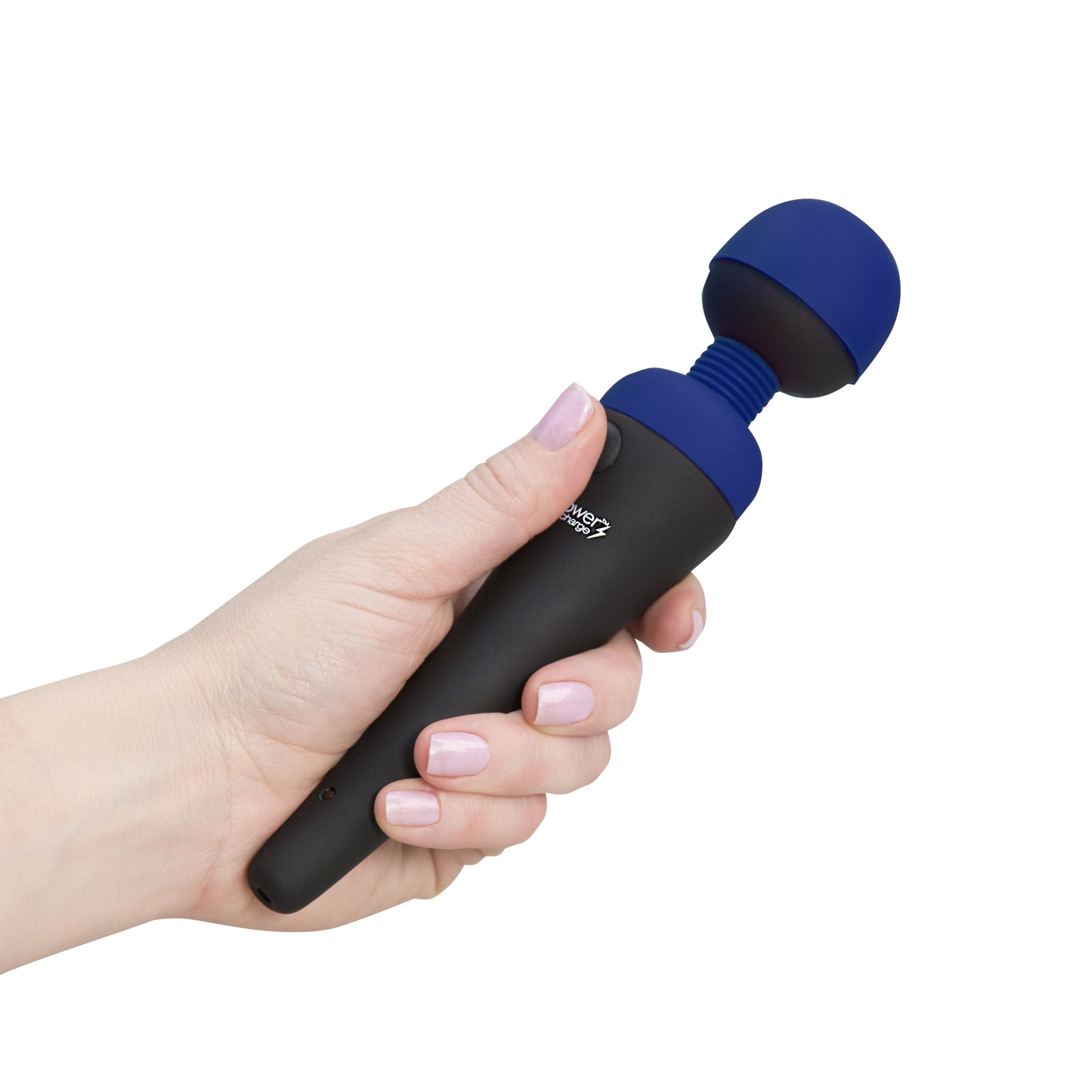 PalmPower - Recharge Wand Massager Blue