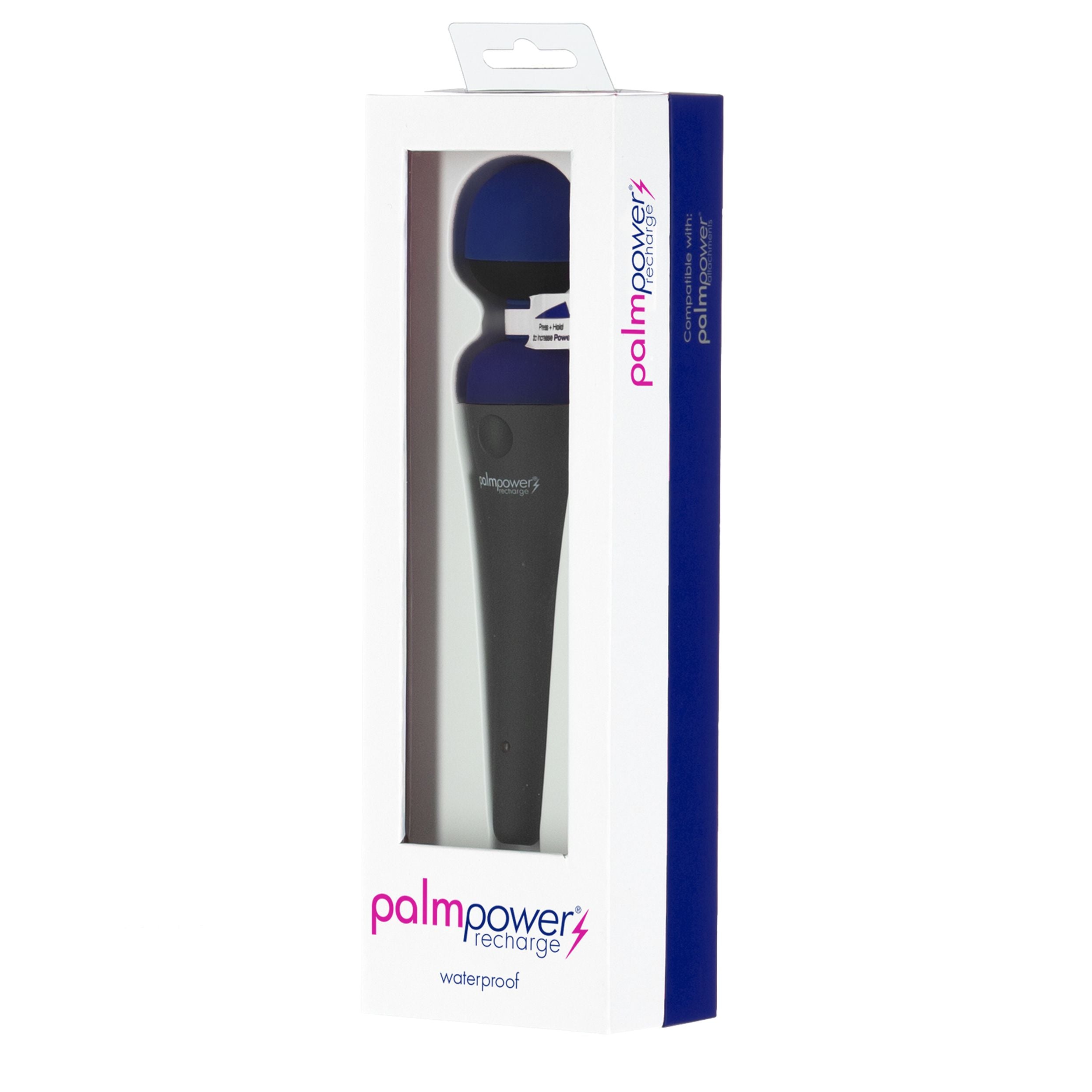 PalmPower - Recharge Wand Massager Blue