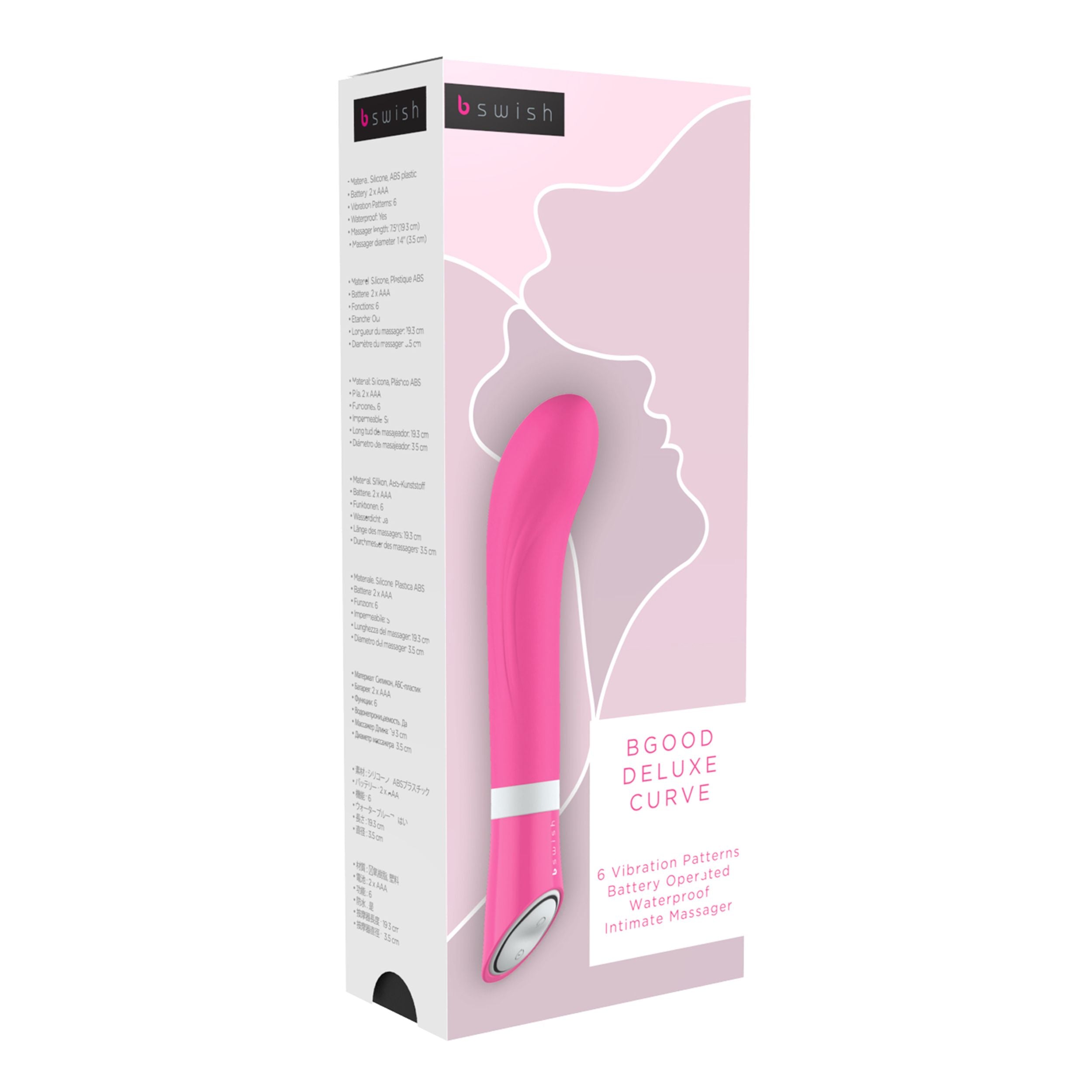 B Swish – BGOOD DELUXE CURVE G-Spot Vibrator – Roze