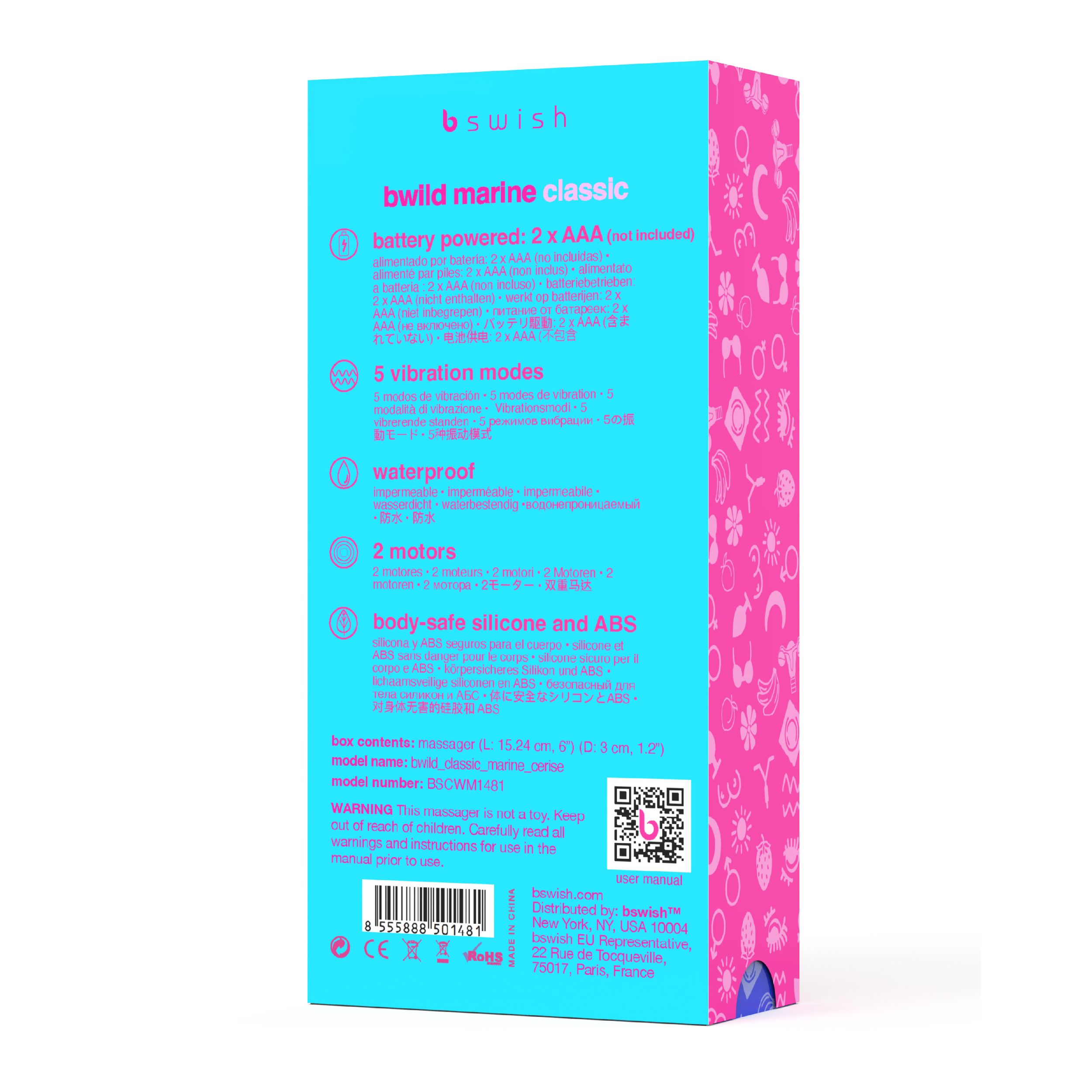 B Swish - bwild Classic Marine Rabbit Vibrator Kersrood