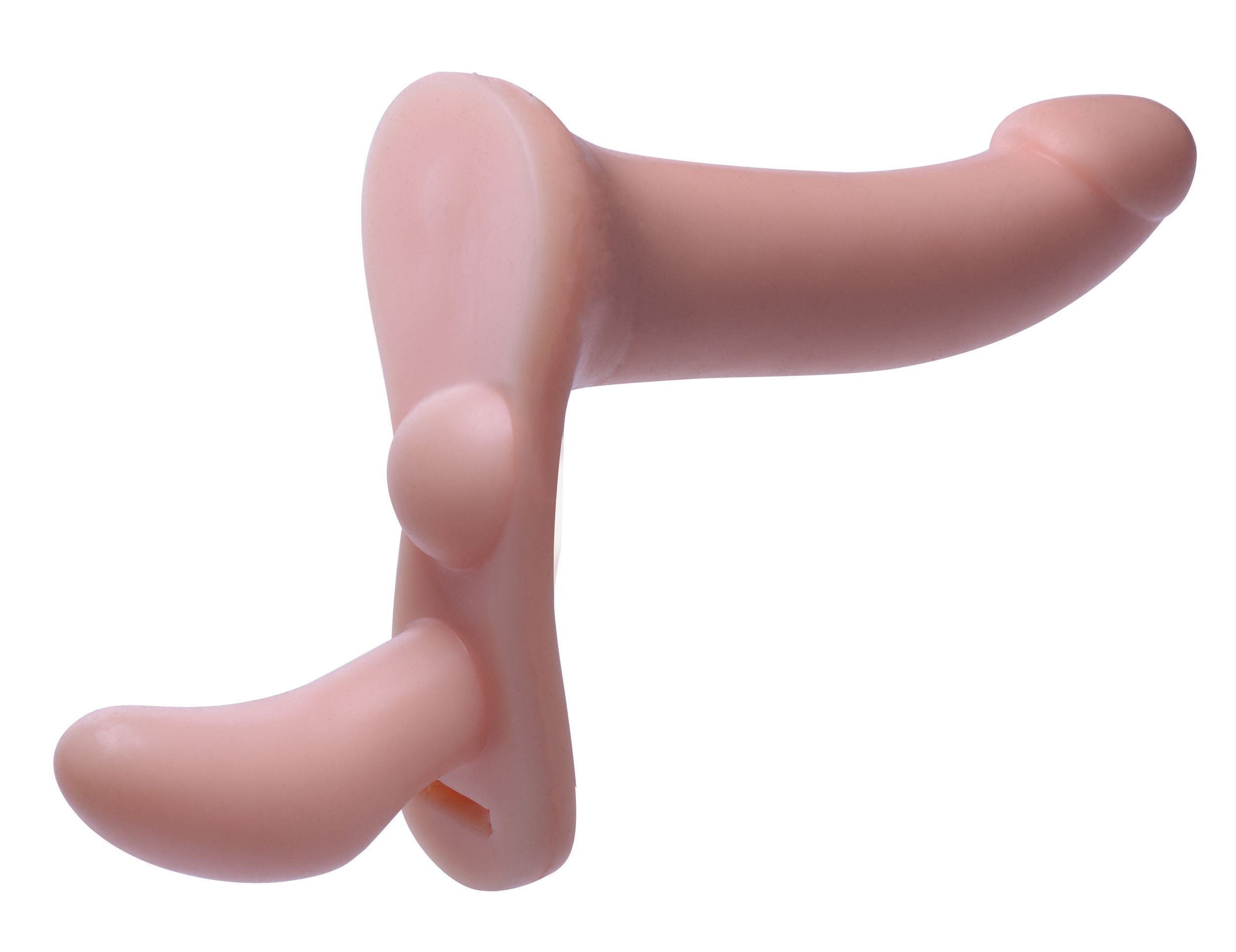 Plena II Dubbele Voorbind-dildo + harnas